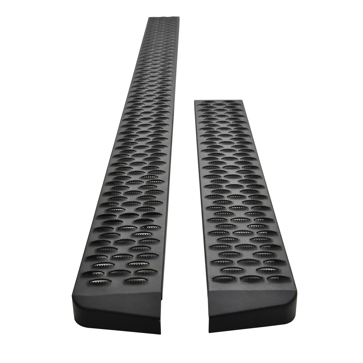 Ford Transit 2015-2026, Westin Grate Steps Running Boards, 46in Driver Side and 97in Passenger Side, Textured Black, view 2