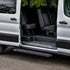 Ford Transit 2015-2026, Westin Grate Steps Running Boards, Single 54in Passenger Sliding Door, Textured Black, view 10