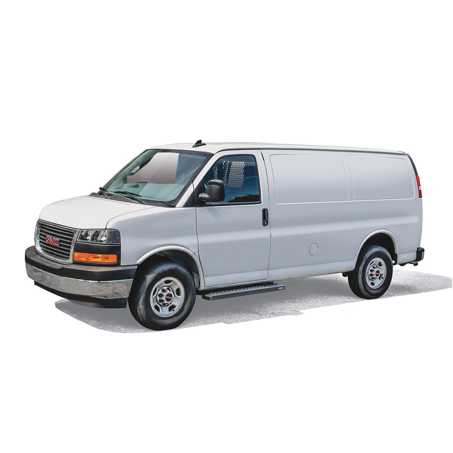 Chevrolet Express/GMC Savana/Ford Transit/Sprinter/Ram ProMaster, Westin Grate Steps Running Boards, Driver and Passenger Side, Textured Black, view 3