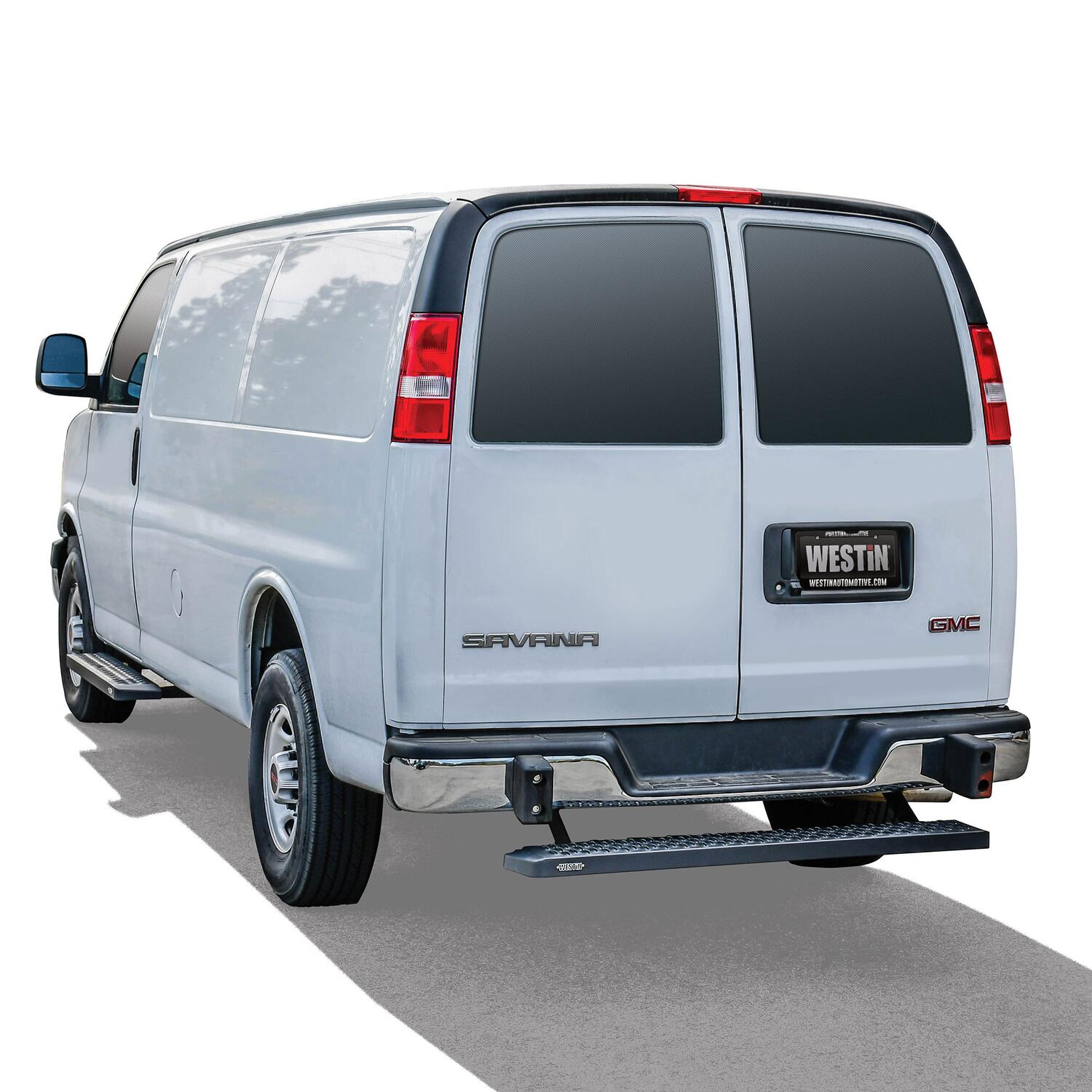 Chevrolet Express/GMC Savana/Ford Transit/Sprinter/Ram ProMaster, Westin Grate Steps Running Boards, Single 54in Sliding or Rear Door, view 4