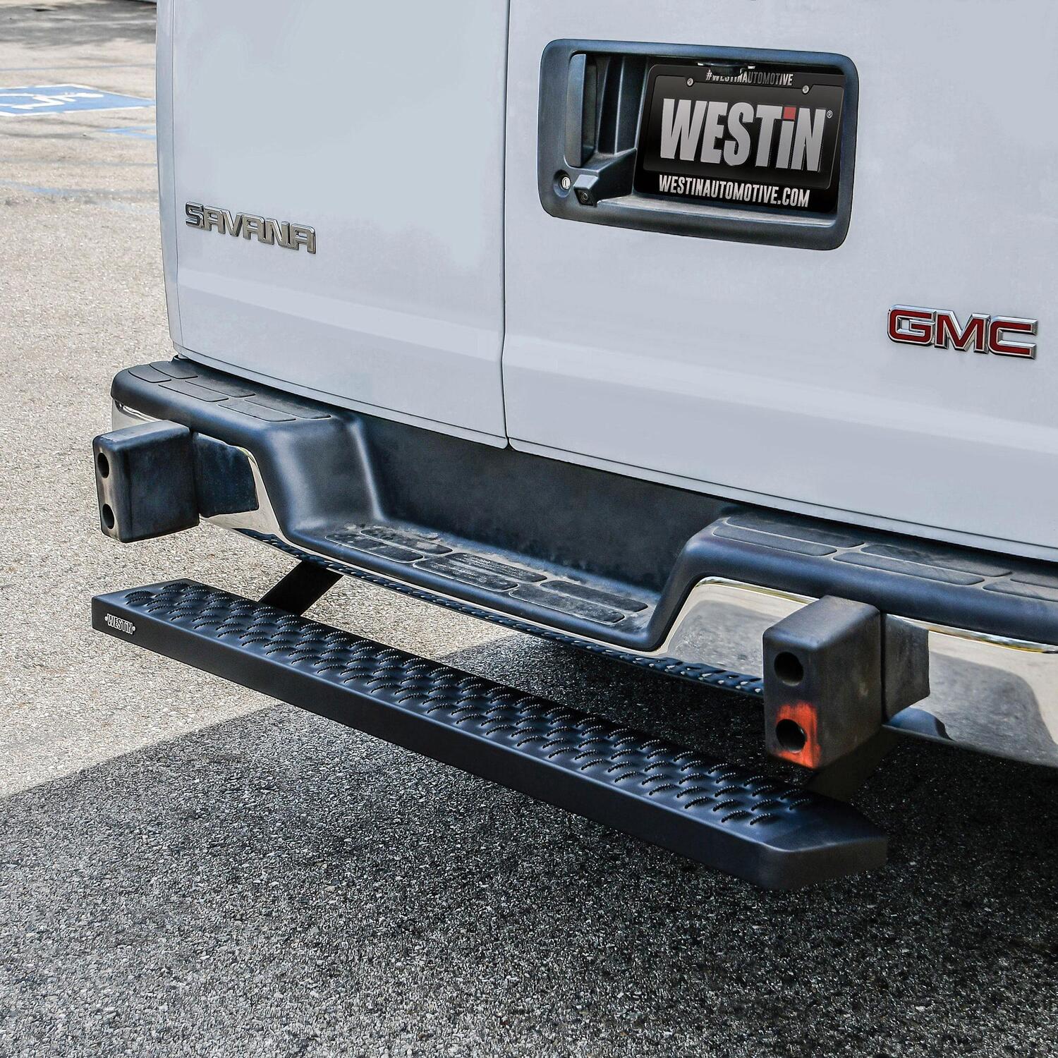 Chevrolet Express/GMC Savana/Ford Transit/Sprinter/Ram ProMaster, Westin Grate Steps Running Boards, Single 54in Sliding or Rear Door, view 5
