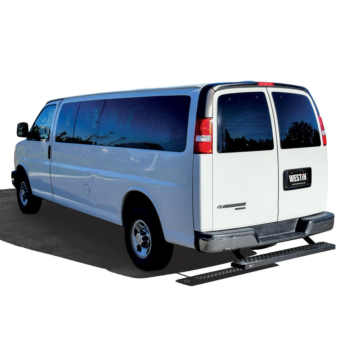 Chevrolet Express/GMC Savana/Ford Transit/Sprinter/Ram ProMaster, Westin Grate Steps Running Boards, Single 54in Sliding or Rear Door, view 7