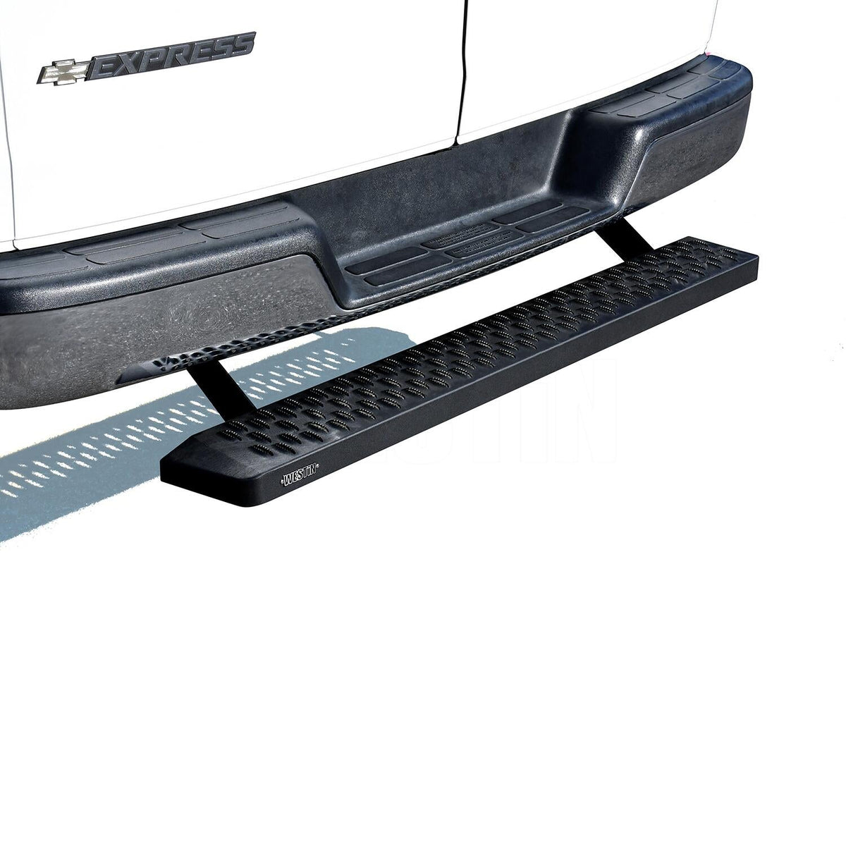Chevrolet Express/GMC Savana/Ford Transit/Sprinter/Ram ProMaster, Westin Grate Steps Running Boards, Single 54in Sliding or Rear Door, view 9