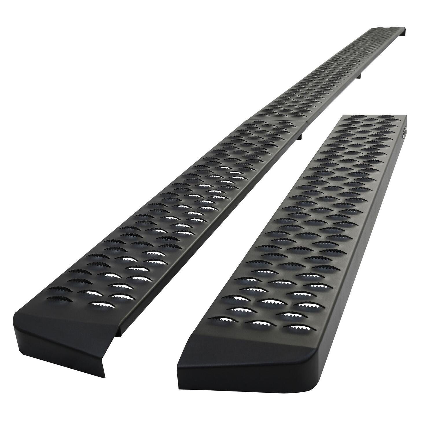 Ram ProMaster 2500/3500 2014-2026, Westin Grate Steps Running Boards, 46in Driver Side and 86in Passenger Side, Textured Black