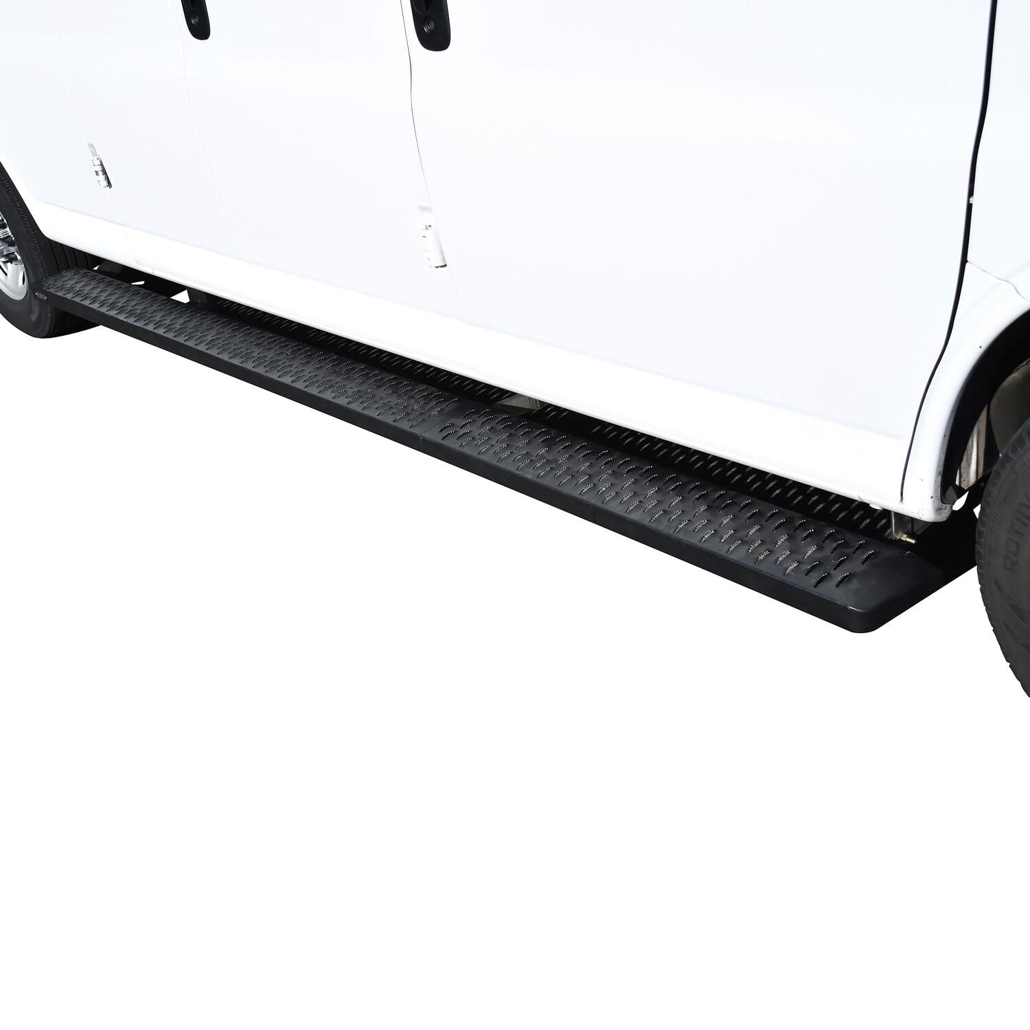 Ram ProMaster 2500/3500 2014-2026, Westin Grate Steps Running Boards, 46in Driver Side and 86in Passenger Side, Textured Black, view 9