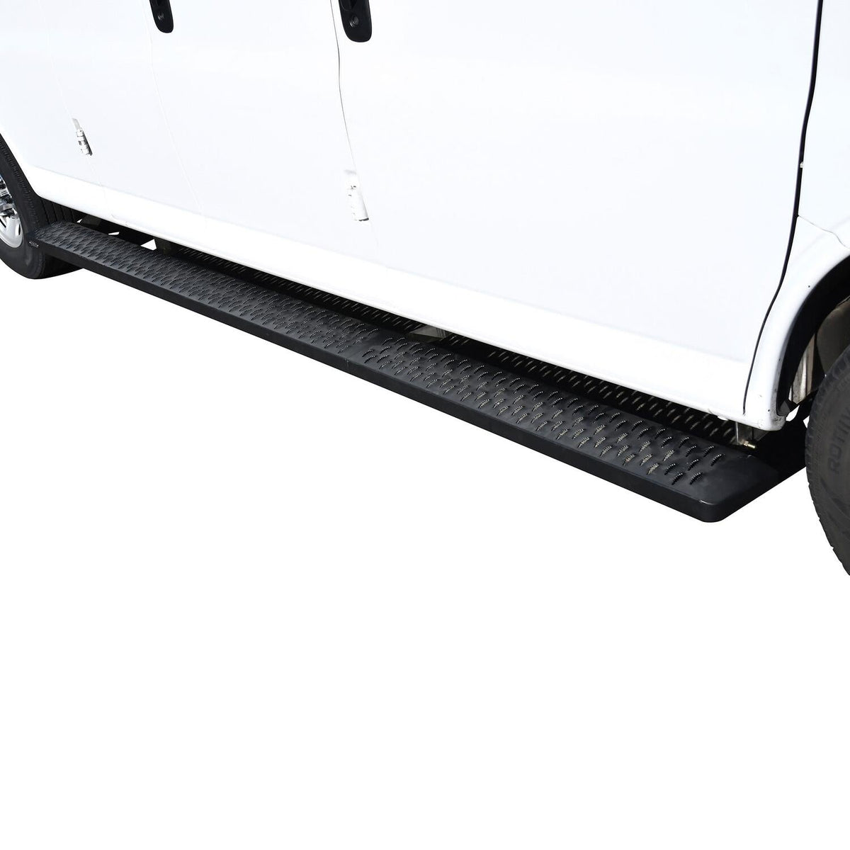 Ram ProMaster 2500/3500 2014-2026, Westin Grate Steps Running Boards, 46in Driver Side and 86in Passenger Side, Textured Black, view 9