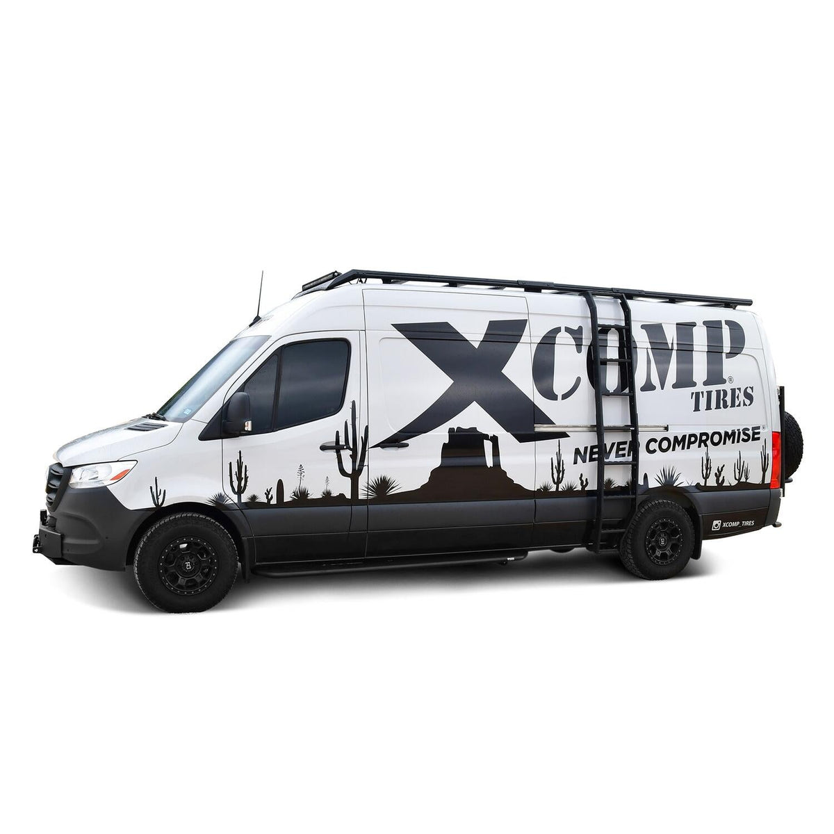 Mercedes-Benz Sprinter 2010-2026, Westin Outlaw Running Boards, 144in Wheelbase, 97in, Textured Black, view 6