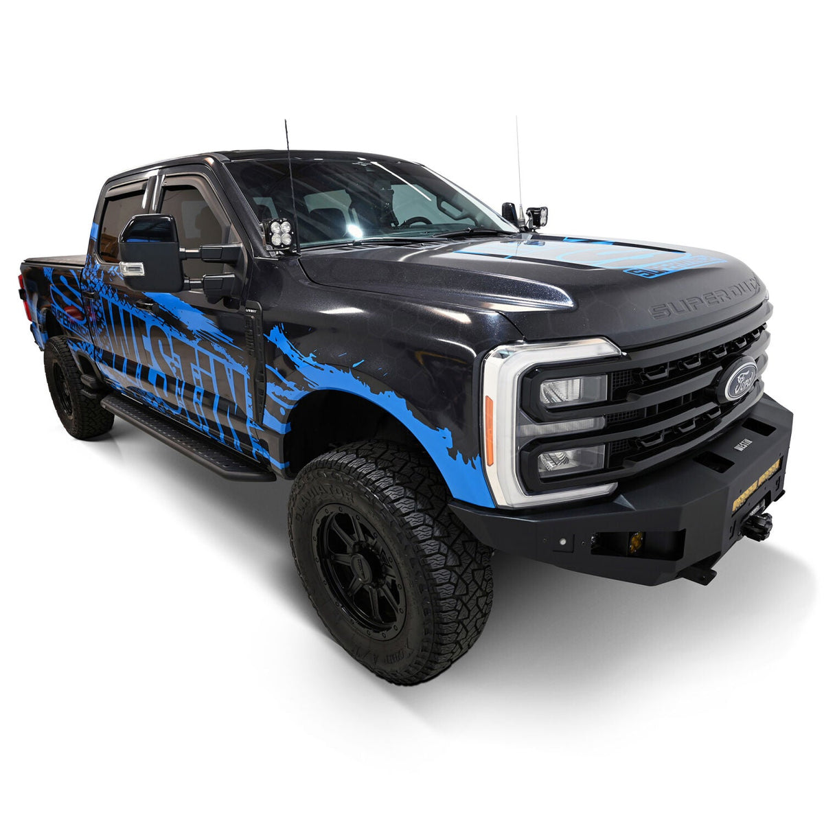 Ford F-150 2015-2026 & F-250/350/450/550 Super Duty 2017-2026, Westin Outlaw Running Boards, Crew Cab, Textured Black, view 11