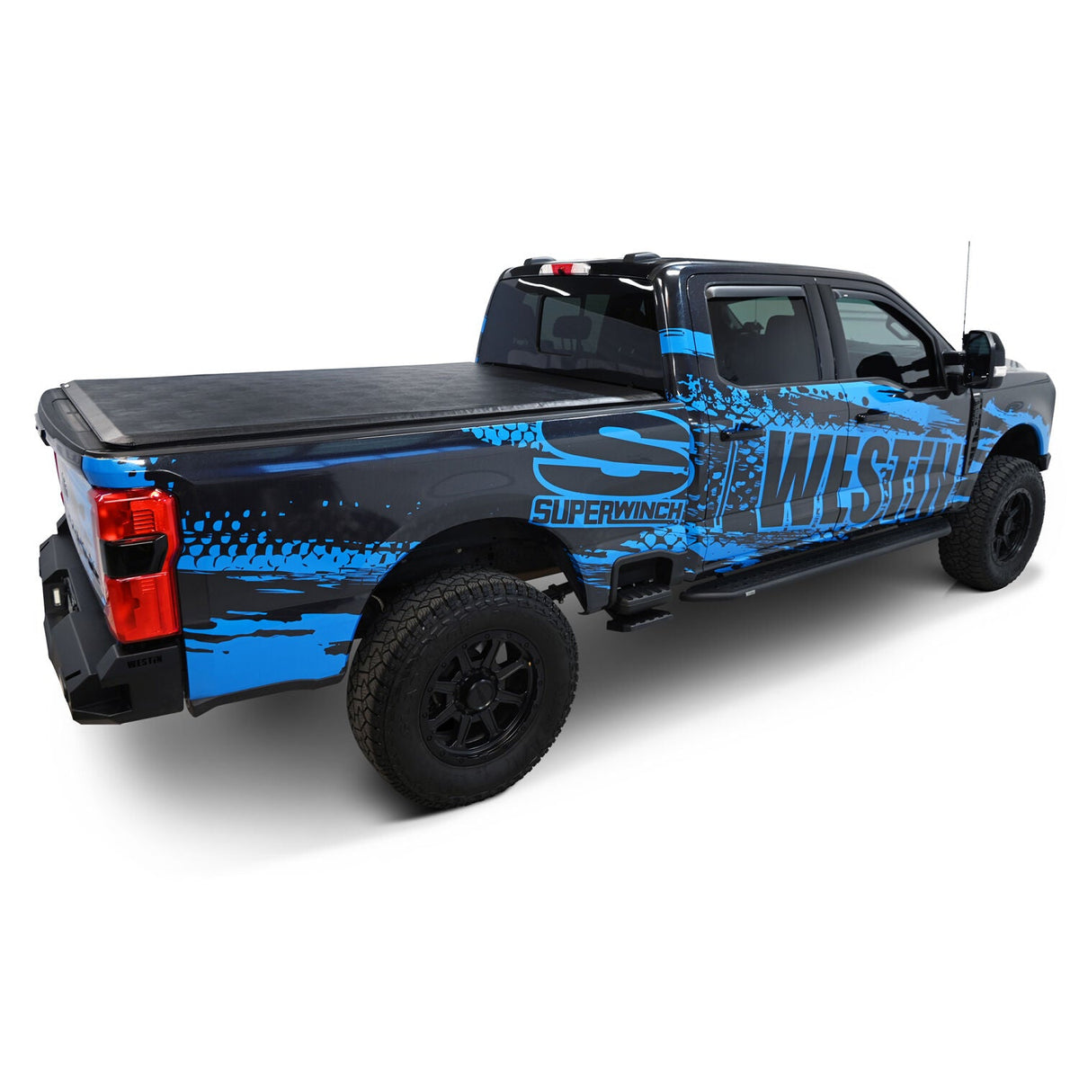 Ford F-150 2015-2026 & F-250/350/450/550 Super Duty 2017-2026, Westin Outlaw Running Boards, Crew Cab, Textured Black, view 12