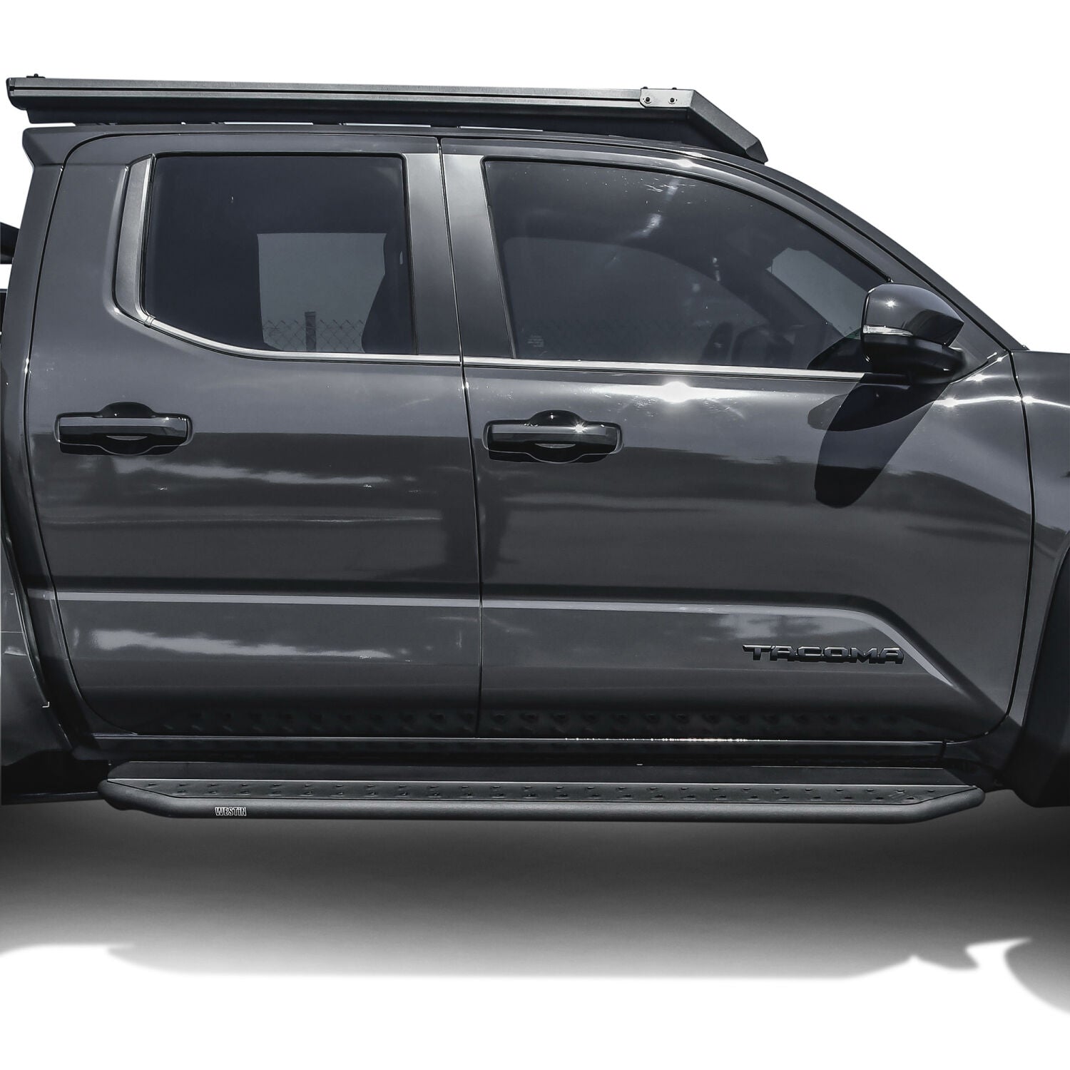 Toyota Tacoma 4th Gen 2024-2026, Westin Outlaw Running Boards, Crew Cab, 78in, Textured Black, view 8