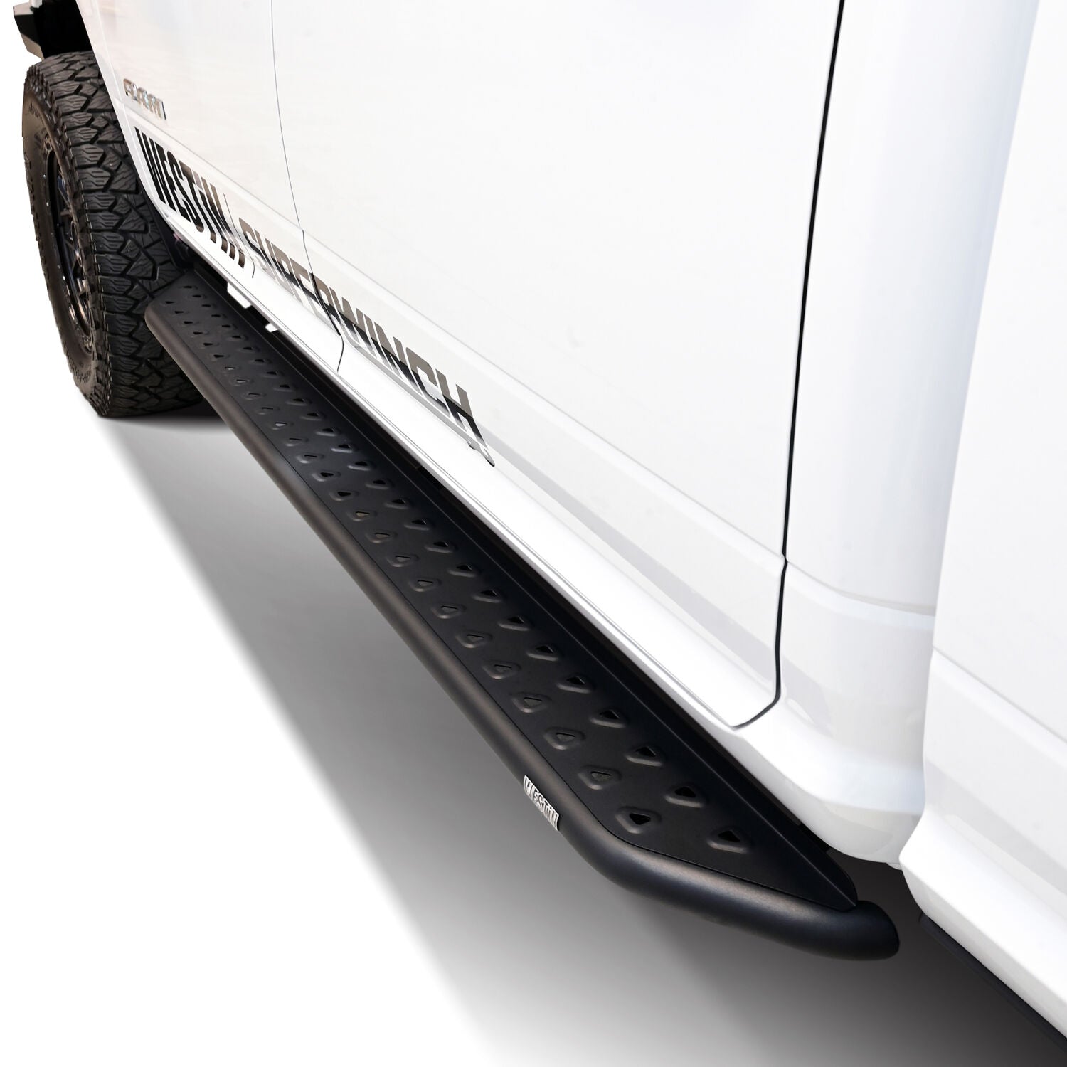 Ram 1500 2009-2024 & Ram 2500/3500 2010-2026, Westin Outlaw Running Boards, Crew Cab, Textured Black, view 9