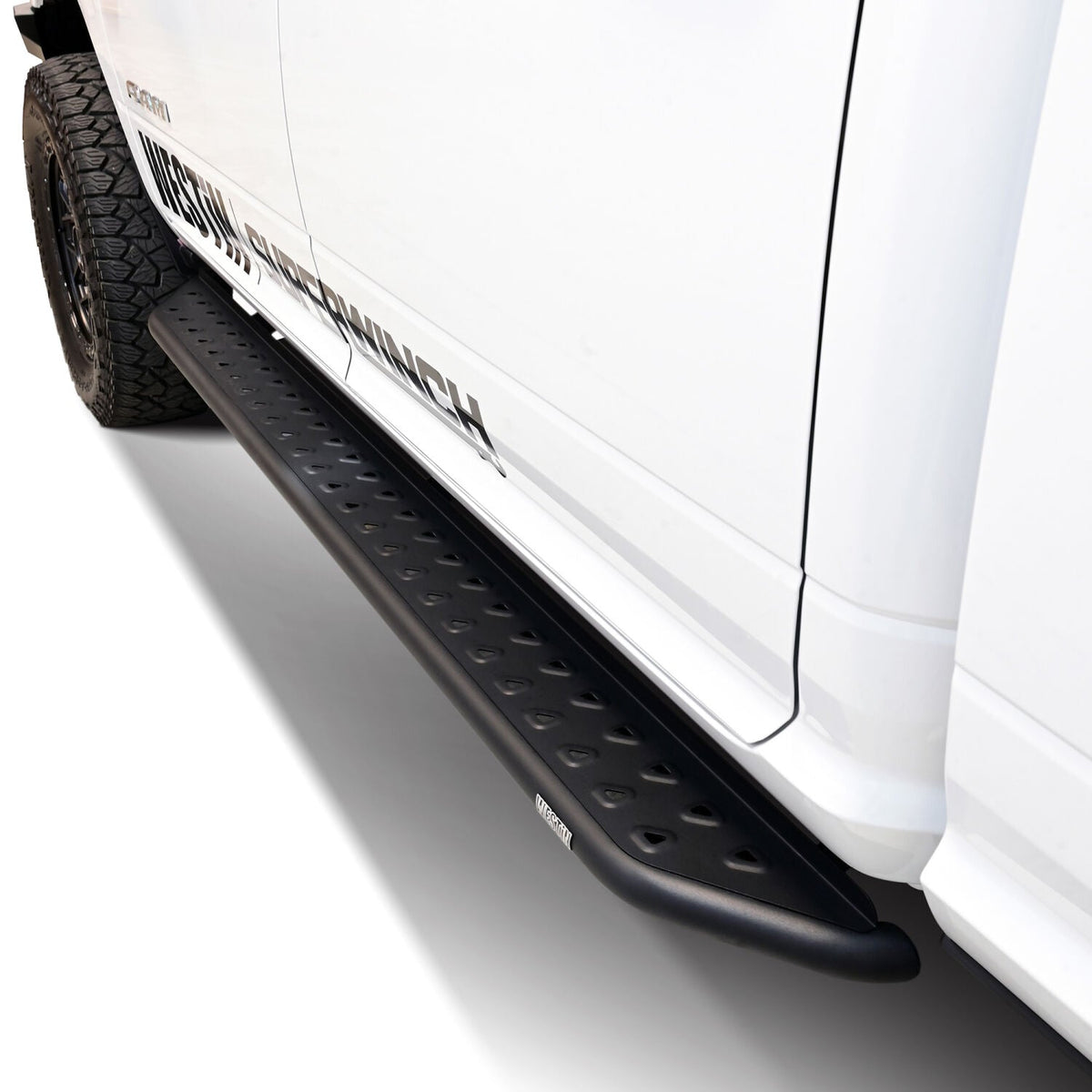 Ram 1500 2009-2024 & Ram 2500/3500 2010-2026, Westin Outlaw Running Boards, Crew Cab, Textured Black, view 9