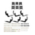 Chevrolet Silverado & GMC Sierra 1500 2019-2026 & 2500 HD/3500 HD 2020-2026, Westin R5 Nerf Step Bars, Extended Cab, Textured Black, view 3