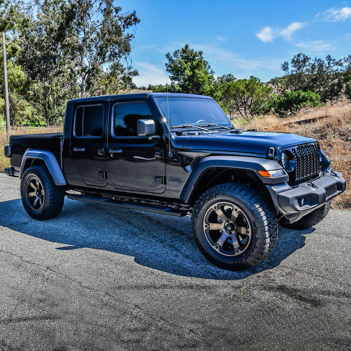 Jeep Gladiator JT 2020-2026, Westin R5 Nerf Step Bars, Textured Black, view 7