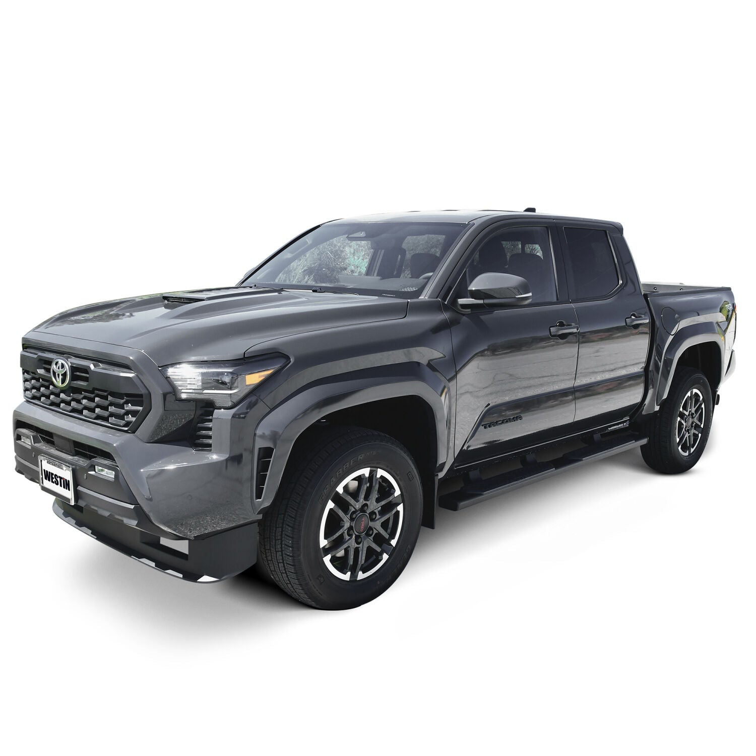Toyota Tacoma 4th Gen Crew Cab 2024-2026, Westin R5 Nerf Step Bars, Cab Length, Textured Black, view 2