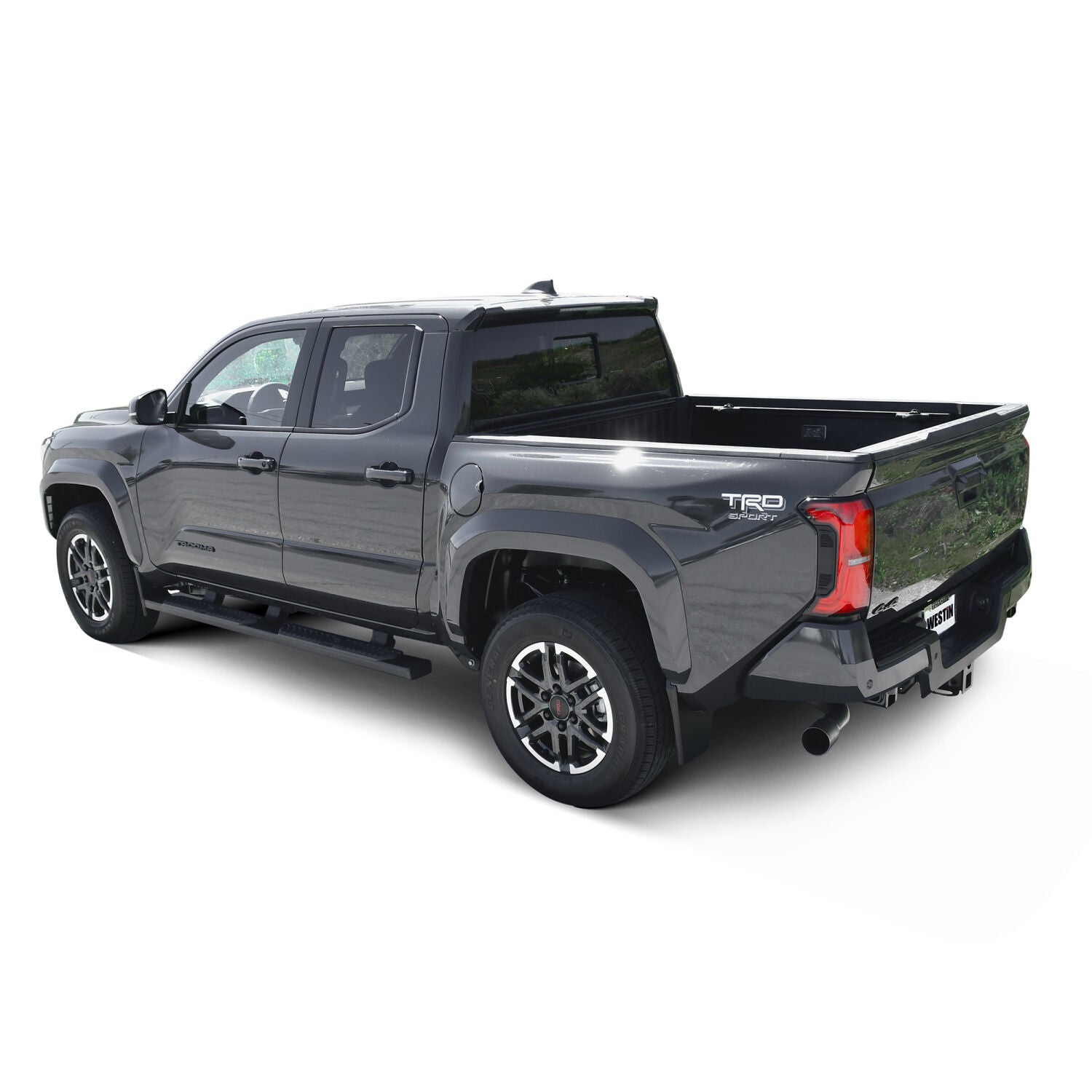 Toyota Tacoma 4th Gen Crew Cab 2024-2026, Westin R5 Nerf Step Bars, Cab Length, Textured Black, view 3