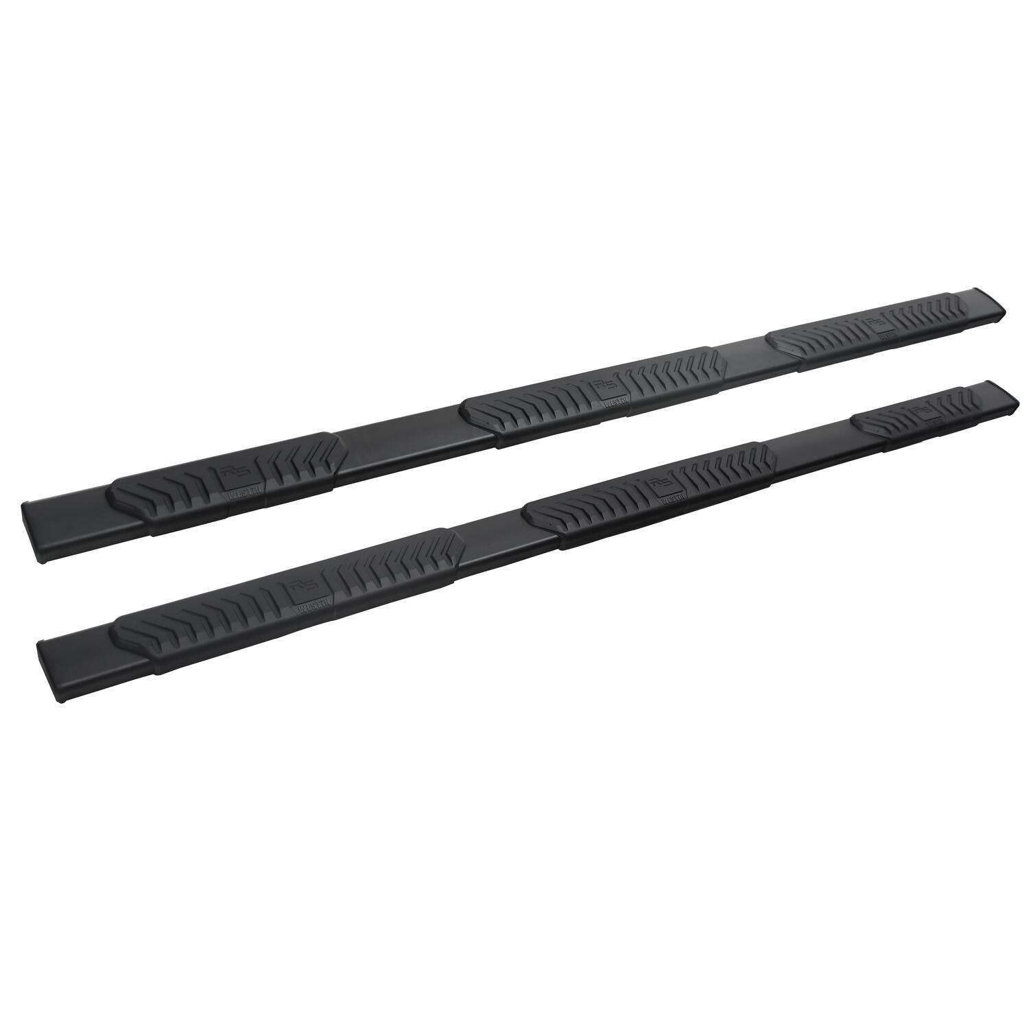 Chevrolet Silverado & GMC Sierra 1500 2019-2026 Crew Cab, Westin R5 M-Series Wheel-to-Wheel Nerf Step Bars, Textured Black, 79.4in Bed