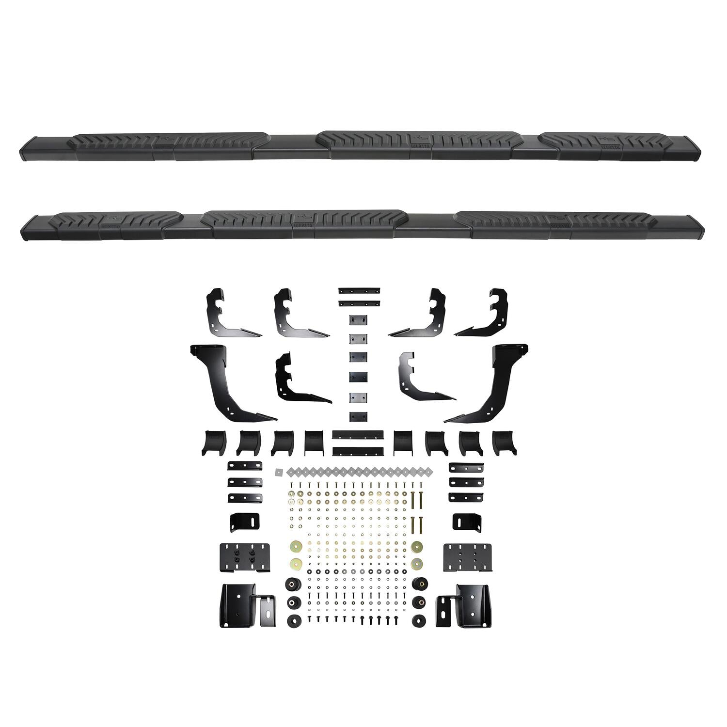 Ram 1500 2019-2026 Extended Cab, Westin R5 M-Series Wheel-to-Wheel Nerf Step Bars, Textured Black, 76.3in Bed, view 4