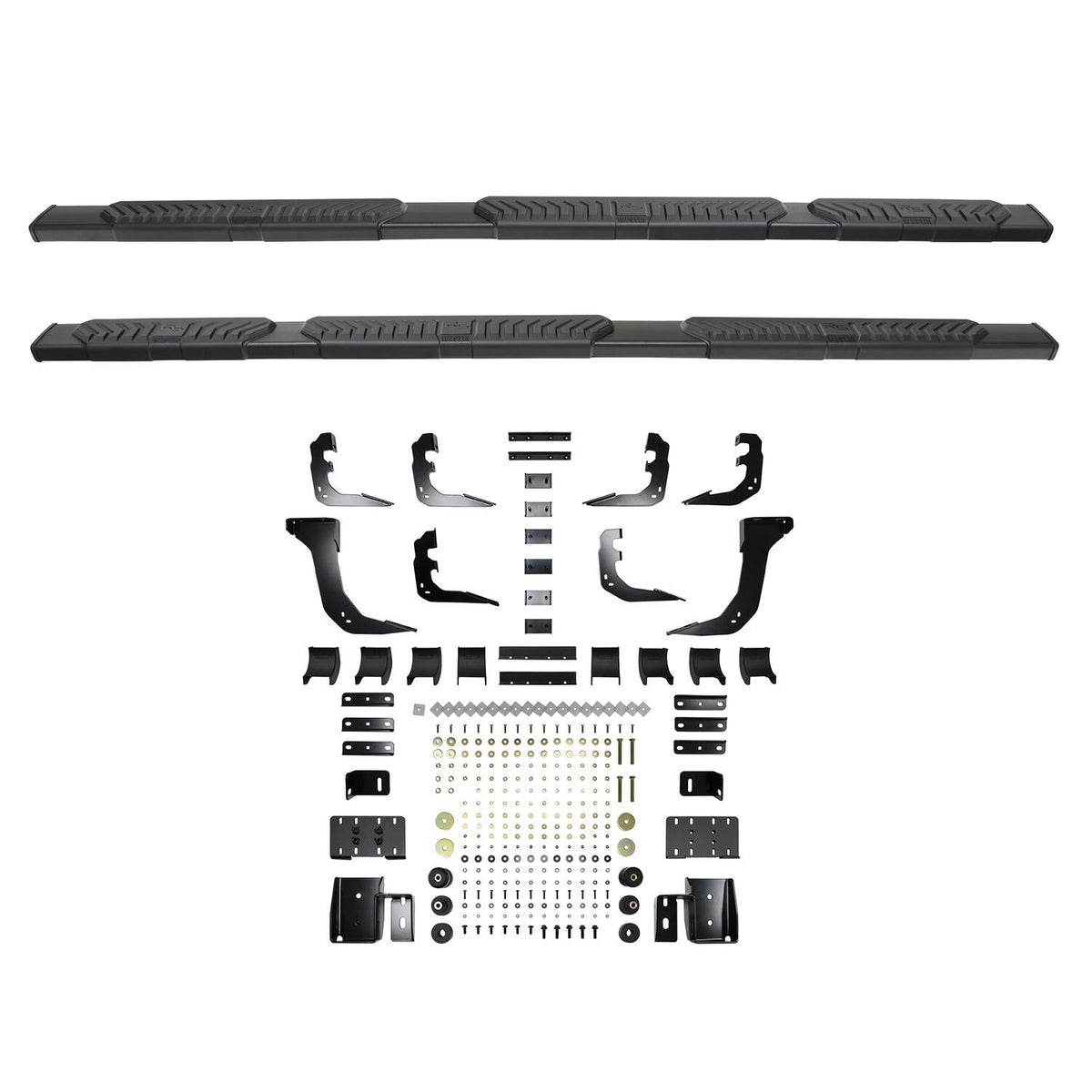 Ram 1500 2019-2026 Extended Cab, Westin R5 M-Series Wheel-to-Wheel Nerf Step Bars, Textured Black, 76.3in Bed, view 4