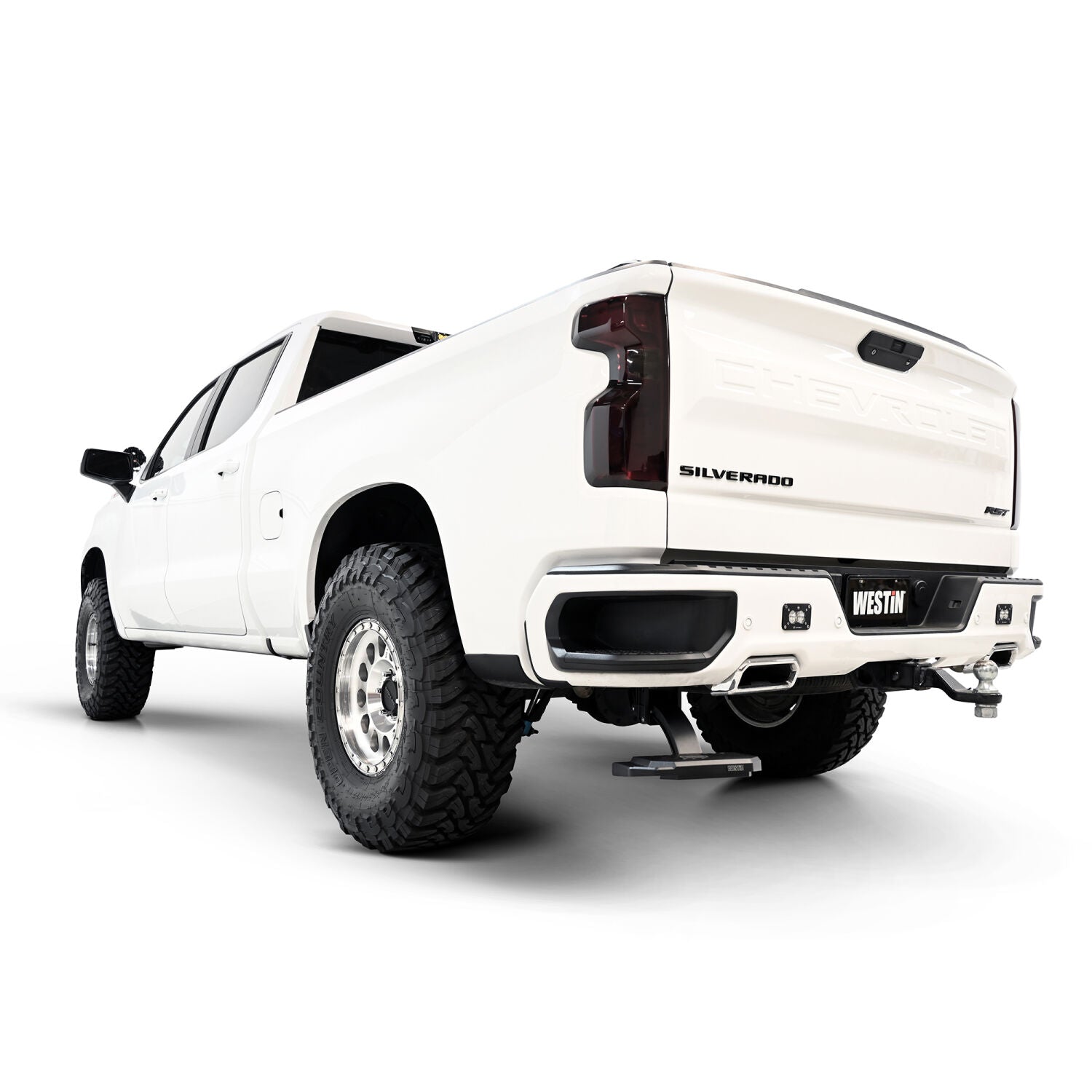 Chevrolet Silverado & GMC Sierra 1500 2019-2026, Westin Manual Retractable Bed Step, Black, view 18
