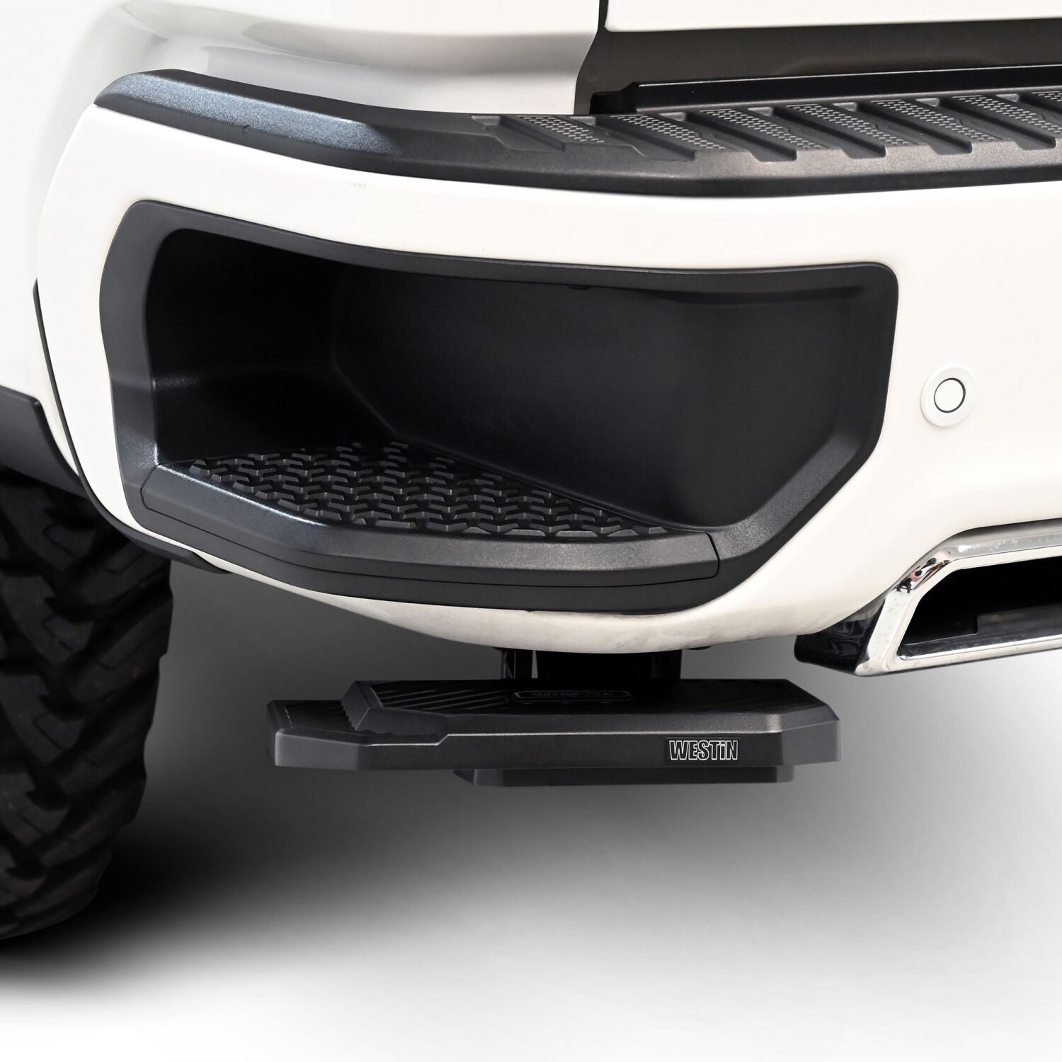Chevrolet Silverado & GMC Sierra 1500 2019-2026, Westin Manual Retractable Bed Step, Black, view 14