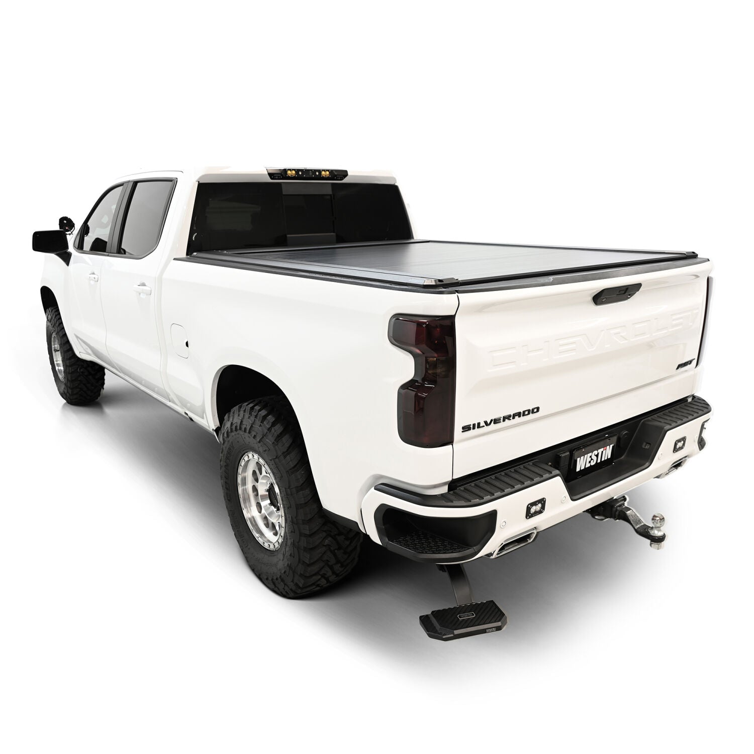Chevrolet Silverado & GMC Sierra 1500 2019-2026, Westin Manual Retractable Bed Step, Black, view 16