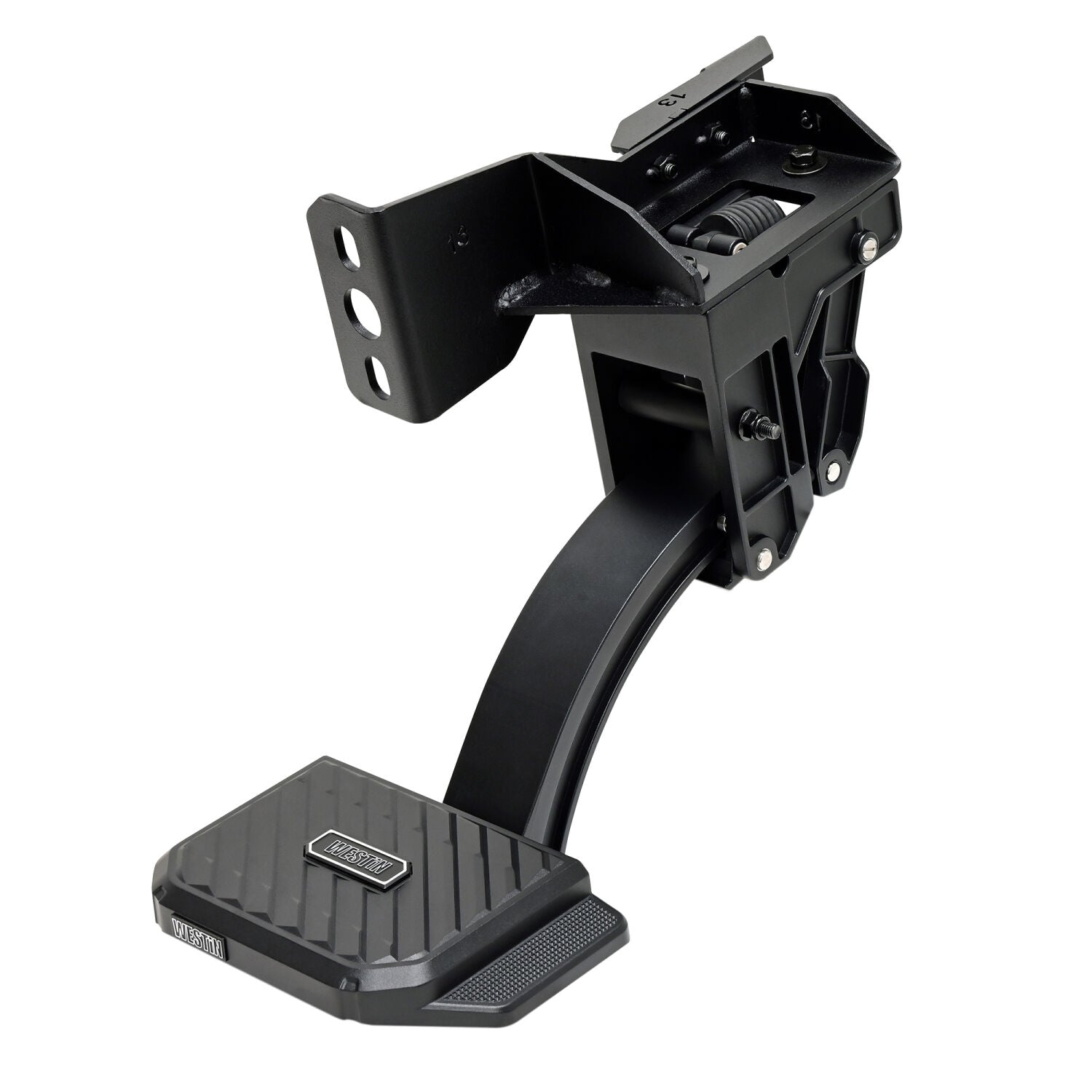Jeep Gladiator JT 2020-2026, Westin Manual Retractable Bed Step, Small Pad Mounted on Passenger Side, Black, view 3