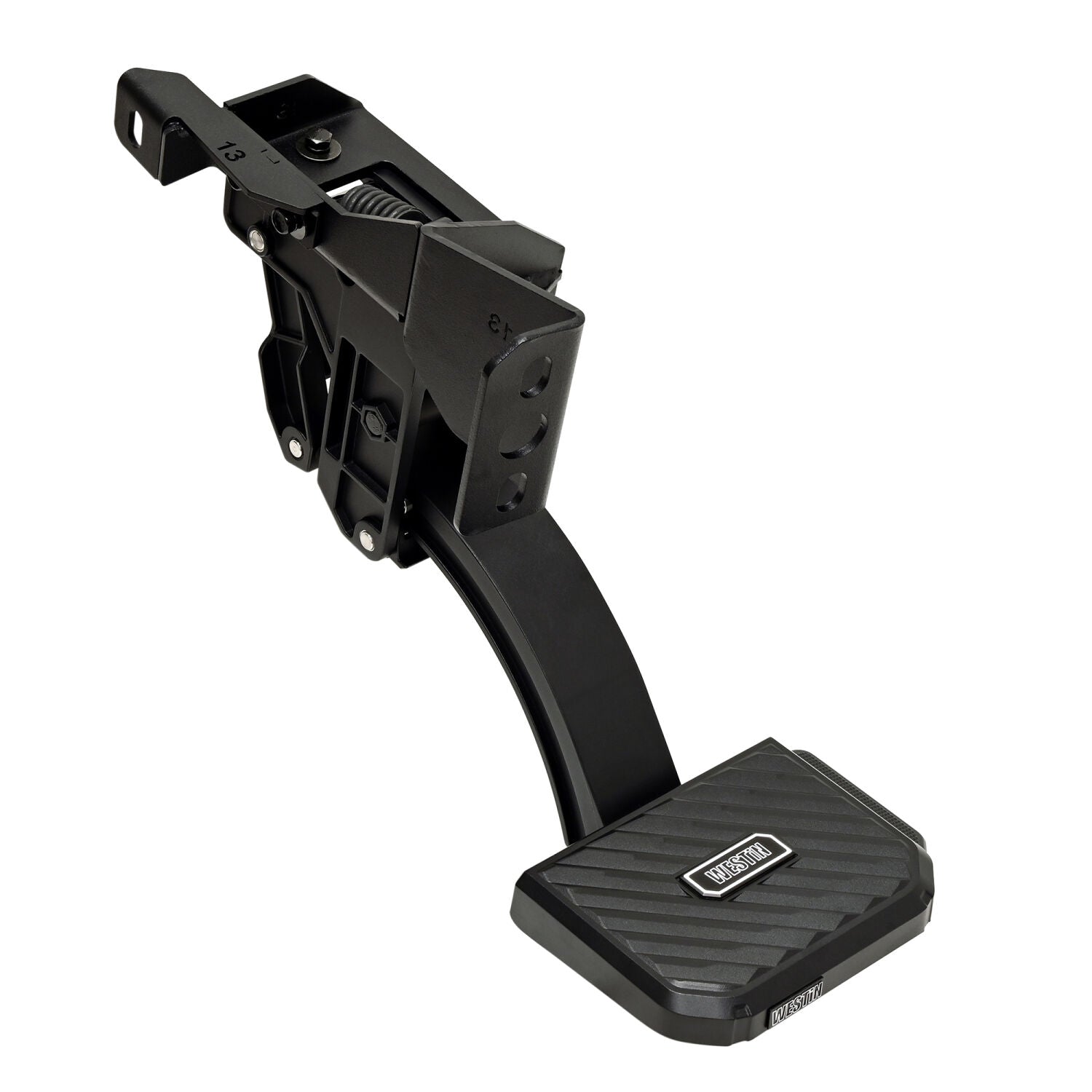 Jeep Gladiator JT 2020-2026, Westin Manual Retractable Bed Step, Small Pad Mounted on Passenger Side, Black, view 2