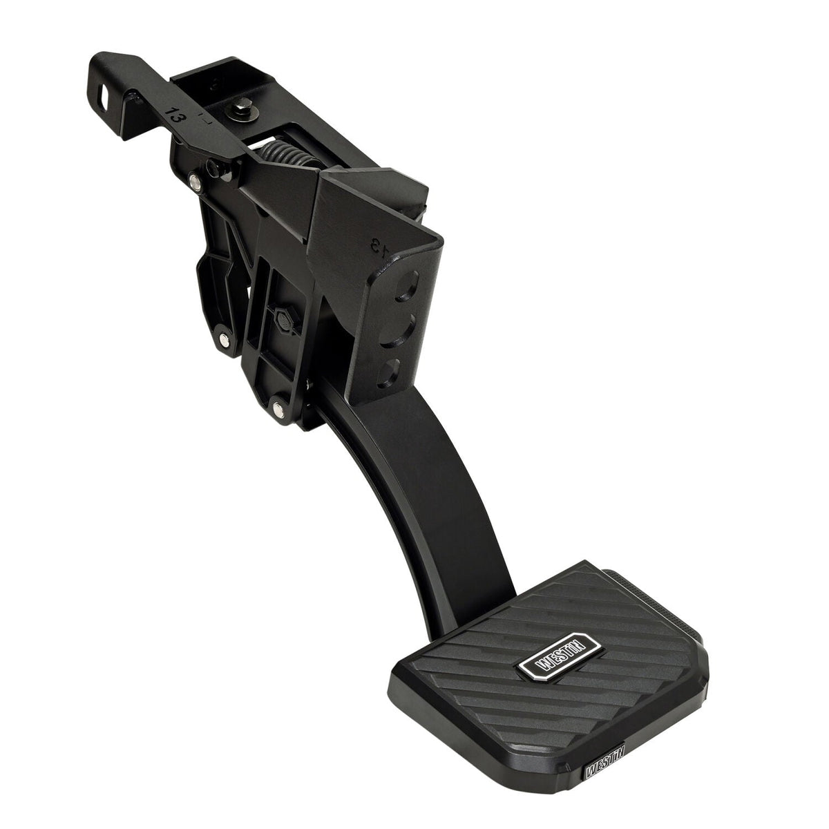 Jeep Gladiator JT 2020-2026, Westin Manual Retractable Bed Step, Small Pad Mounted on Passenger Side, Black, view 2