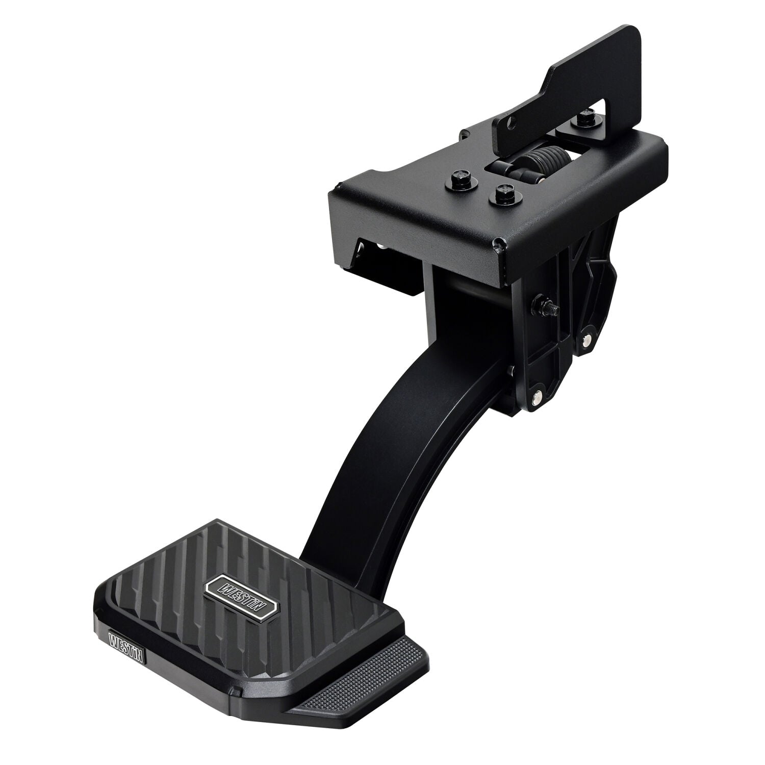 Toyota Tacoma 4th Gen 2024-2026, Westin Manual Retractable Bed Step, Small Pad Mounted on Passenger Side, Black, view 2