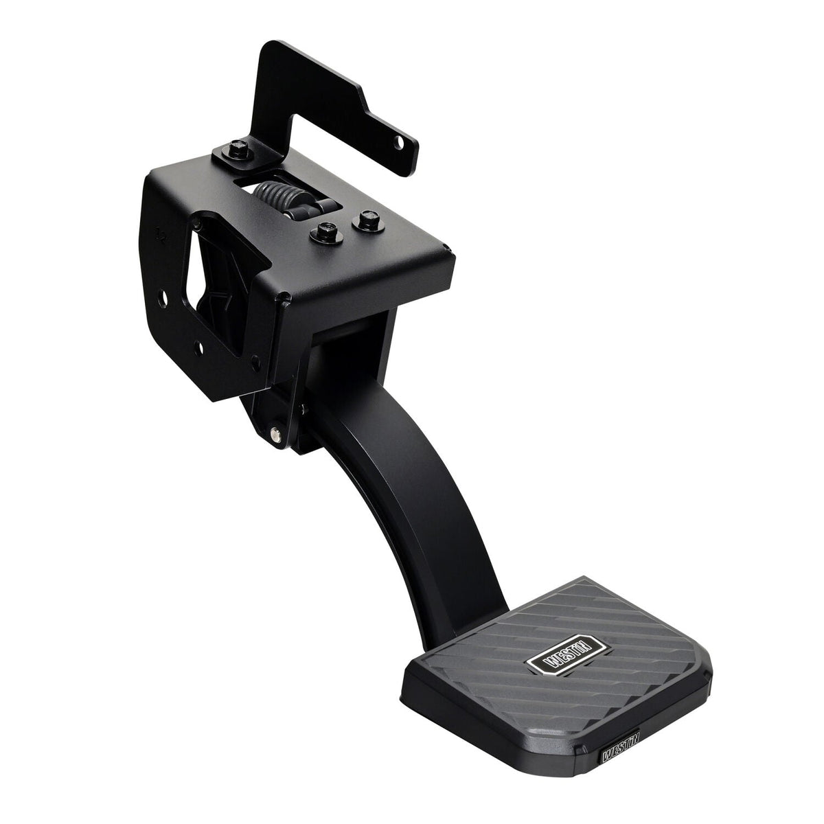 Toyota Tacoma 4th Gen 2024-2026, Westin Manual Retractable Bed Step, Small Pad Mounted on Passenger Side, Black, view 3