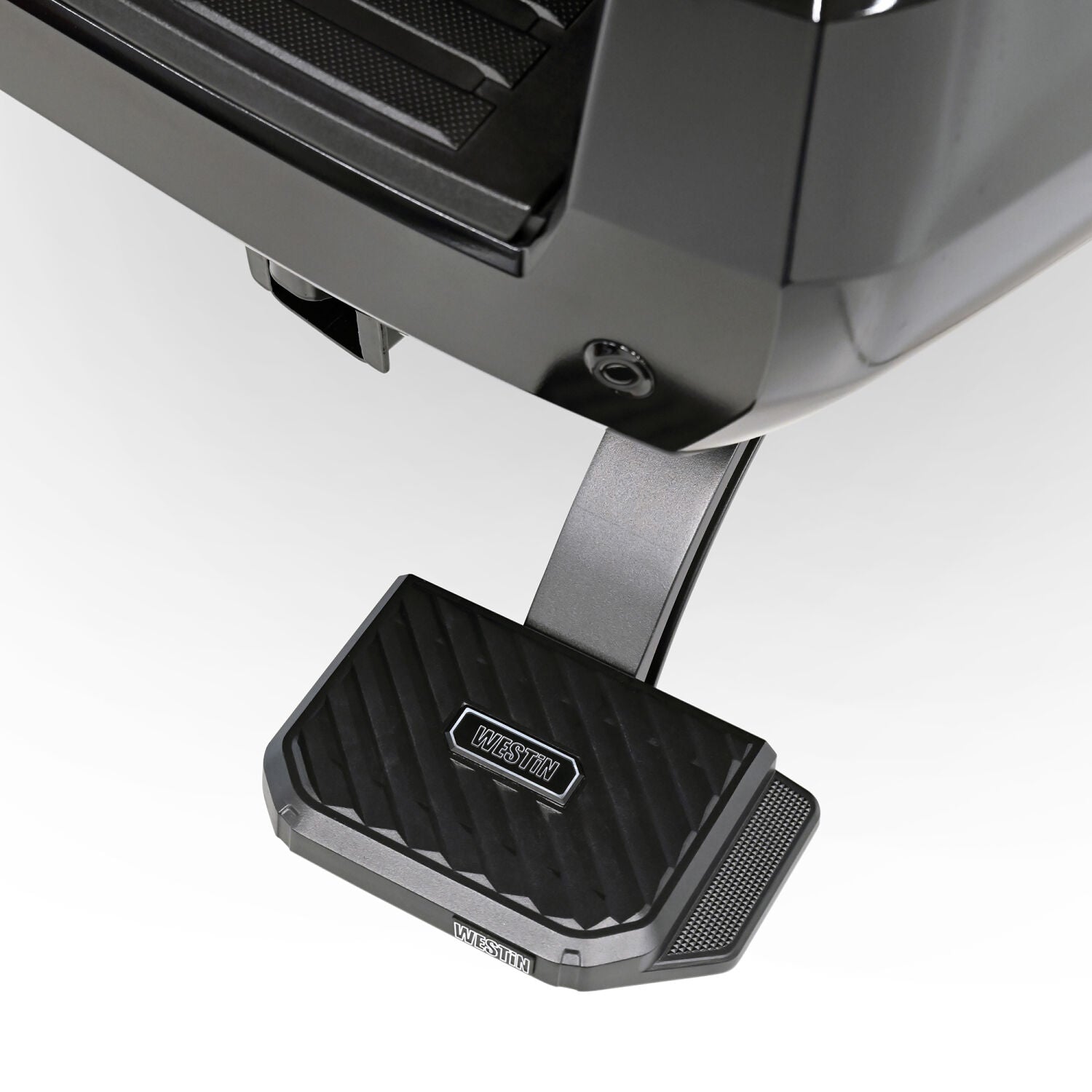 Toyota Tacoma 4th Gen 2024-2026, Westin Manual Retractable Bed Step, Small Pad Mounted on Passenger Side, Black, view 10