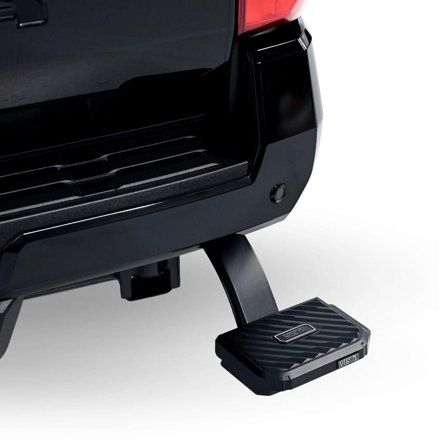 Toyota Tacoma 4th Gen 2024-2026, Westin Manual Retractable Bed Step, Small Pad Mounted on Passenger Side, Black, view 11