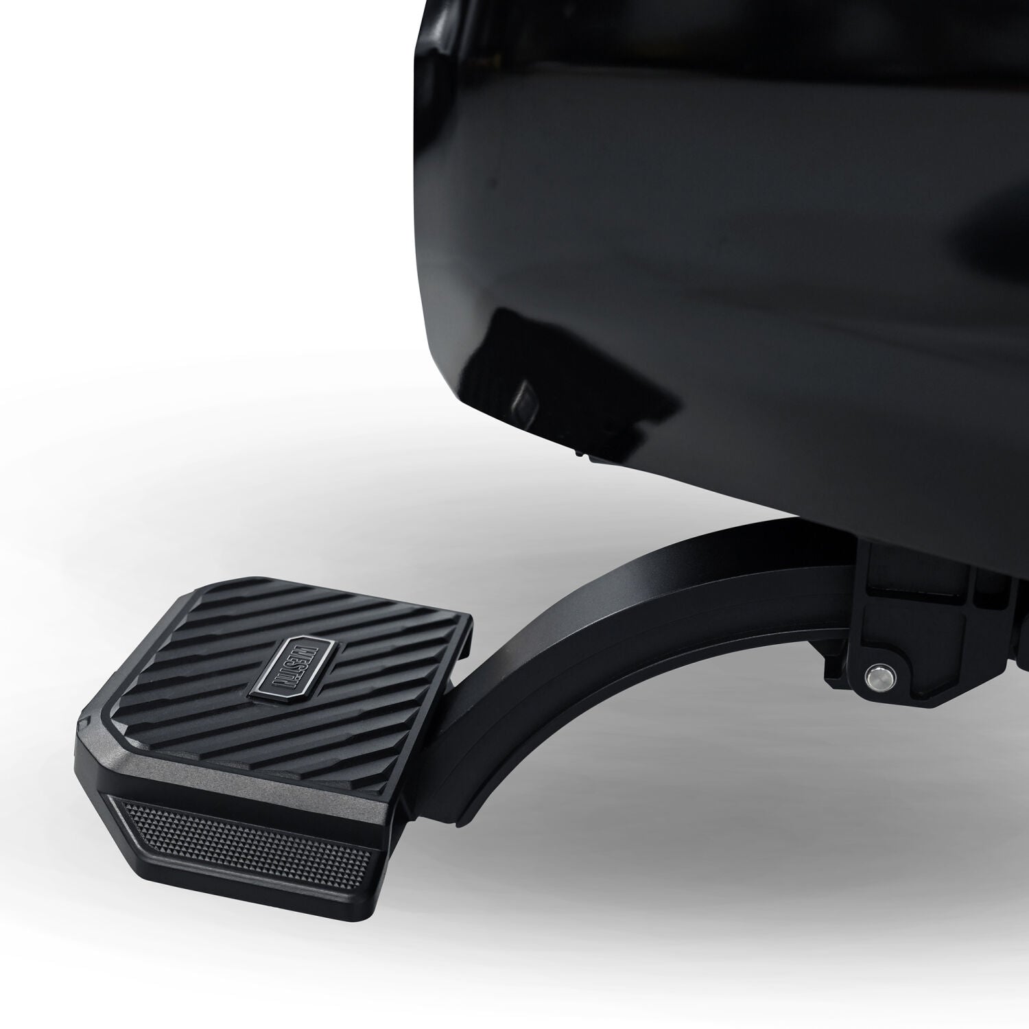 Toyota Tacoma 4th Gen 2024-2026, Westin Manual Retractable Bed Step, Small Pad Mounted on Passenger Side, Black, view 12