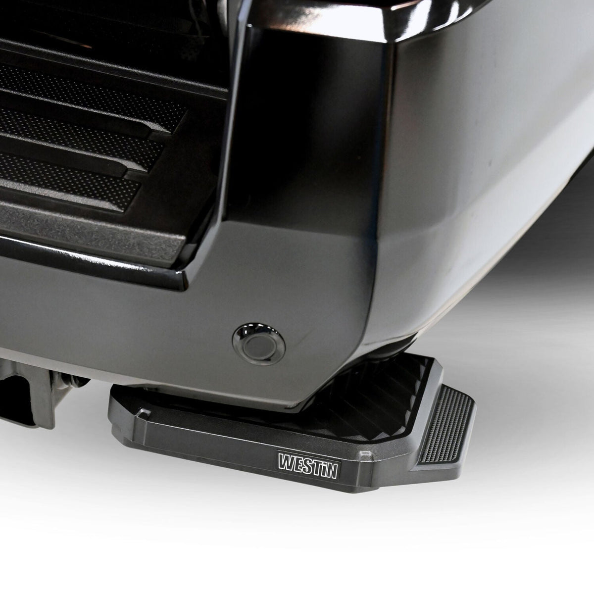 Toyota Tacoma 4th Gen 2024-2026, Westin Manual Retractable Bed Step, Small Pad Mounted on Passenger Side, Black, view 14
