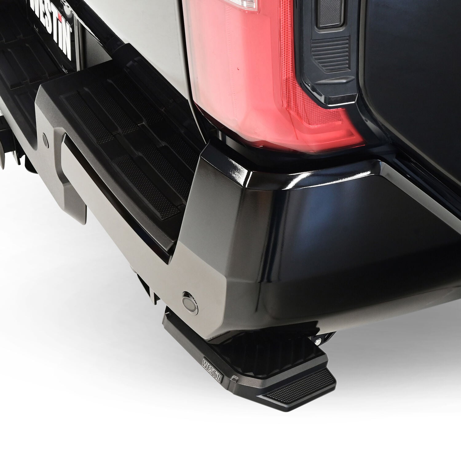 Toyota Tacoma 4th Gen 2024-2026, Westin Manual Retractable Bed Step, Small Pad Mounted on Passenger Side, Black, view 15