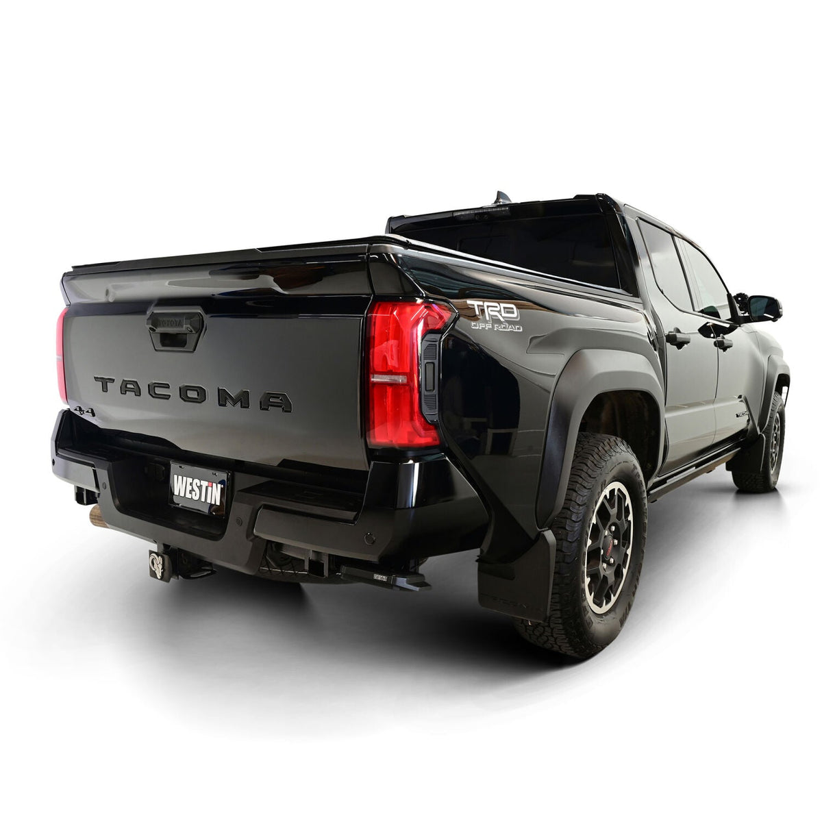 Toyota Tacoma 4th Gen 2024-2026, Westin Manual Retractable Bed Step, Small Pad Mounted on Passenger Side, Black, view 17