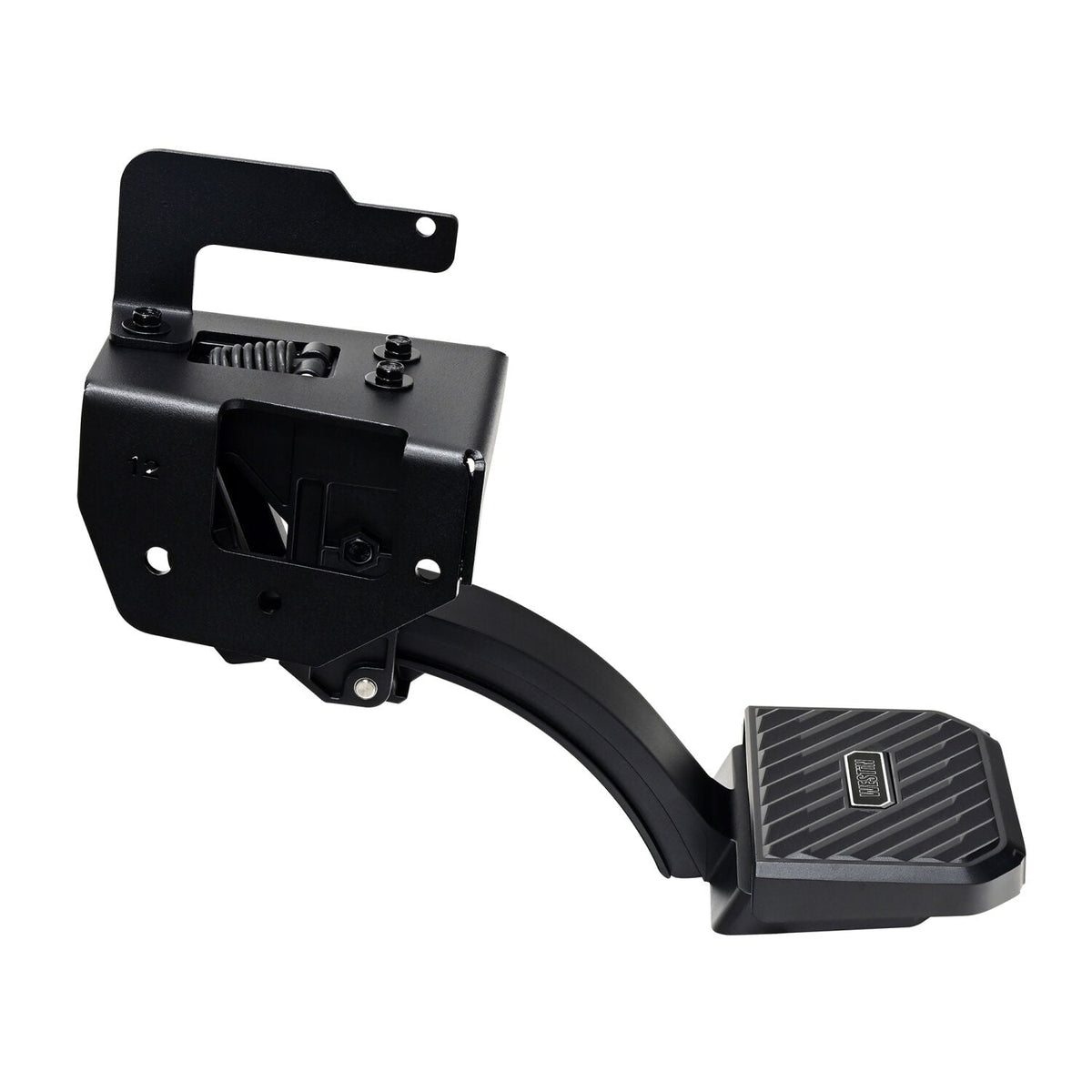 Toyota Tacoma 4th Gen 2024-2026, Westin Manual Retractable Bed Step, Small Pad Mounted on Passenger Side, Black, view 4