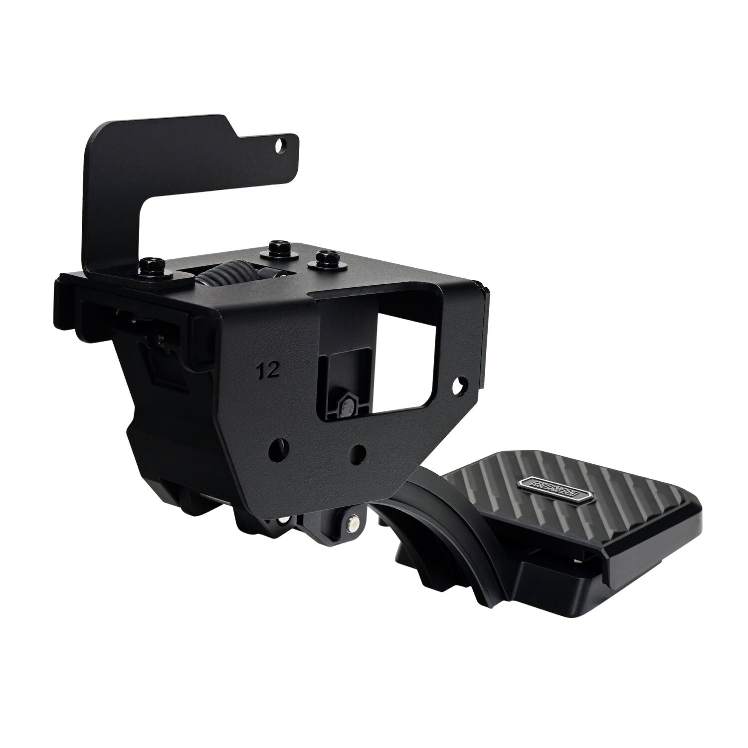 Toyota Tacoma 4th Gen 2024-2026, Westin Manual Retractable Bed Step, Small Pad Mounted on Passenger Side, Black, view 5
