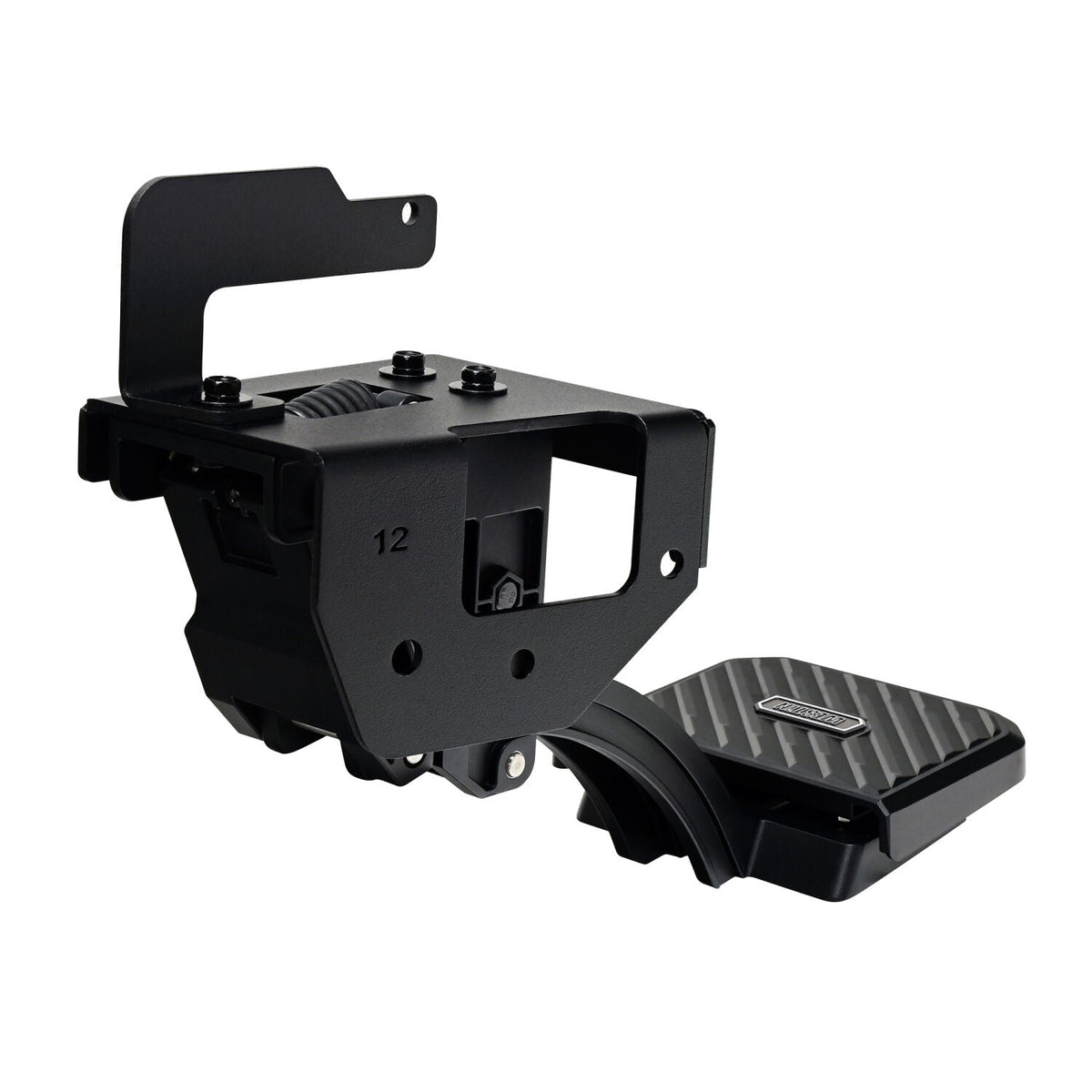 Toyota Tacoma 4th Gen 2024-2026, Westin Manual Retractable Bed Step, Small Pad Mounted on Passenger Side, Black, view 5