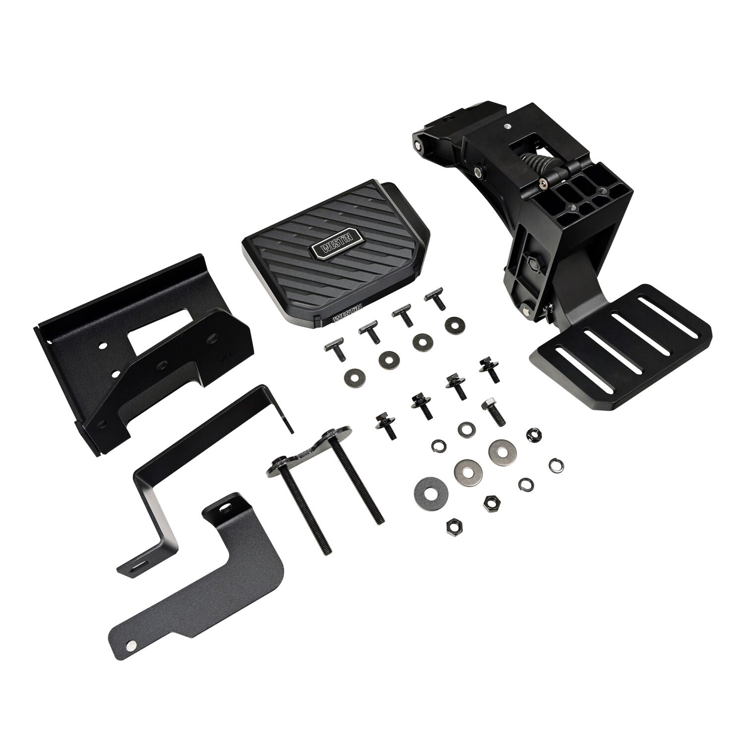Toyota Tacoma 4th Gen 2024-2026, Westin Manual Retractable Bed Step, Small Pad Mounted on Passenger Side, Black, view 9