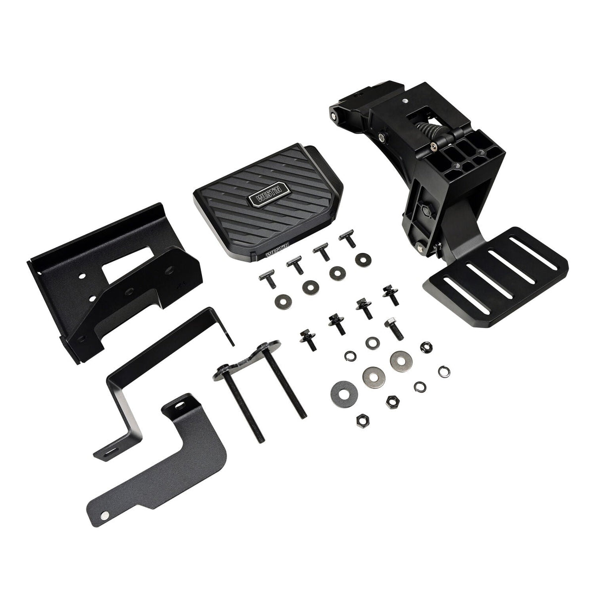 Toyota Tacoma 4th Gen 2024-2026, Westin Manual Retractable Bed Step, Small Pad Mounted on Passenger Side, Black, view 9