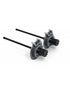 Jeep Wrangler JK Sport/Sahara 2007-2018, TeraFlex Dana 44 Rear Axle 8-Lug Full-Float Conversion Kit, Slotted Big Rotors, view 2