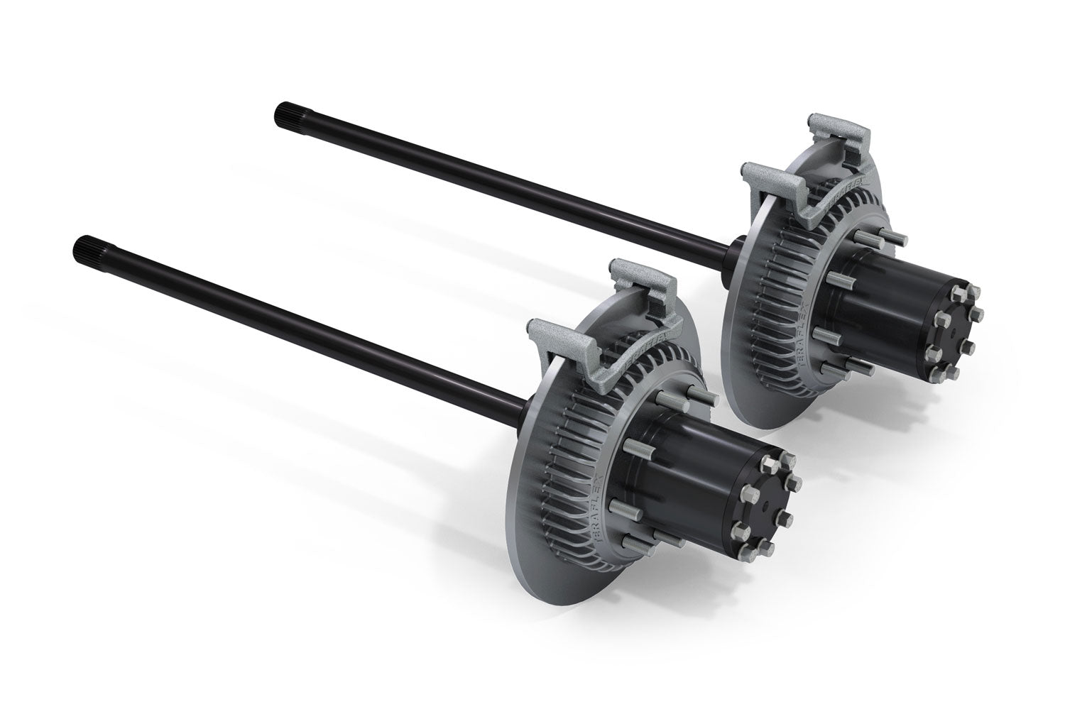 Jeep Wrangler JK 2007-2018, TeraFlex TeraCRD60 Rear Axle 8-Lug Full-Float Conversion Kit with Solid Big Rotors, 3.25in OD