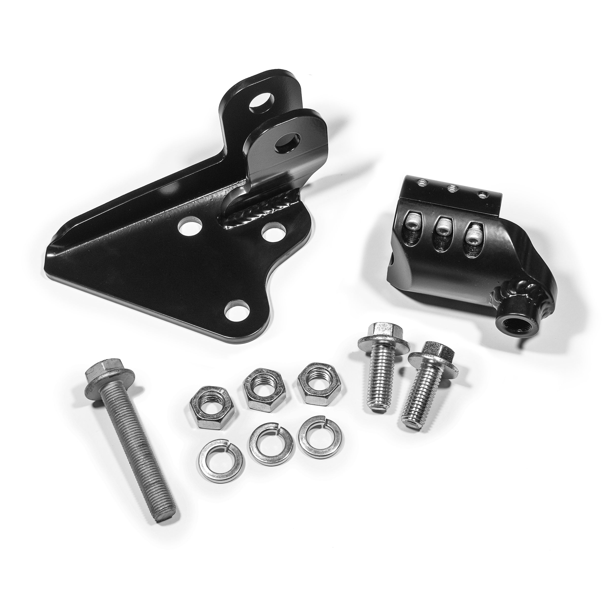 Jeep Wrangler JK 2007-2018, TeraFlex Tera60 Hydro Ram Assist Steering Bracket and HD Tie Rod Clamp Kit, view 2