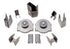 Jeep Wrangler TJ 1997-2006, TeraFlex Dana 44/Dana 60 Rear Axle Bracket Kit, 3.25in OD Tube