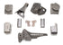 Jeep Wrangler JK 2007-2018, TeraFlex Tera60 Front Axle Bracket Kit, 3.25in OD