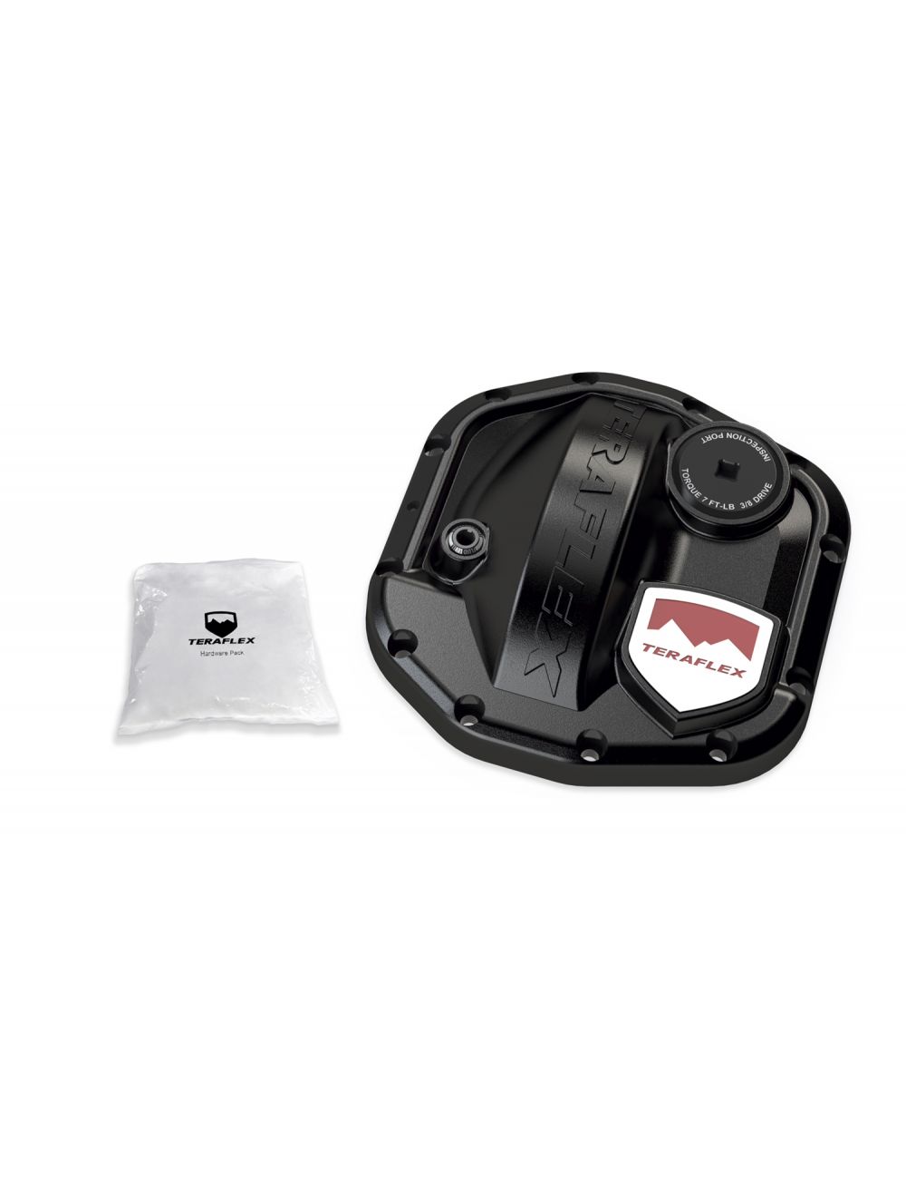 Jeep Wrangler JL 2018-2026 & Gladiator JT 2020-2026, TeraFlex Dana 30 AdvanTEK M186 HD Differential Cover Kit, Front