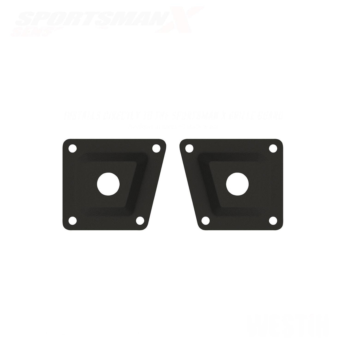 Chevrolet Silverado 1500 2016-2019, Westin Sportsman X Sensor Kit, Textured Black