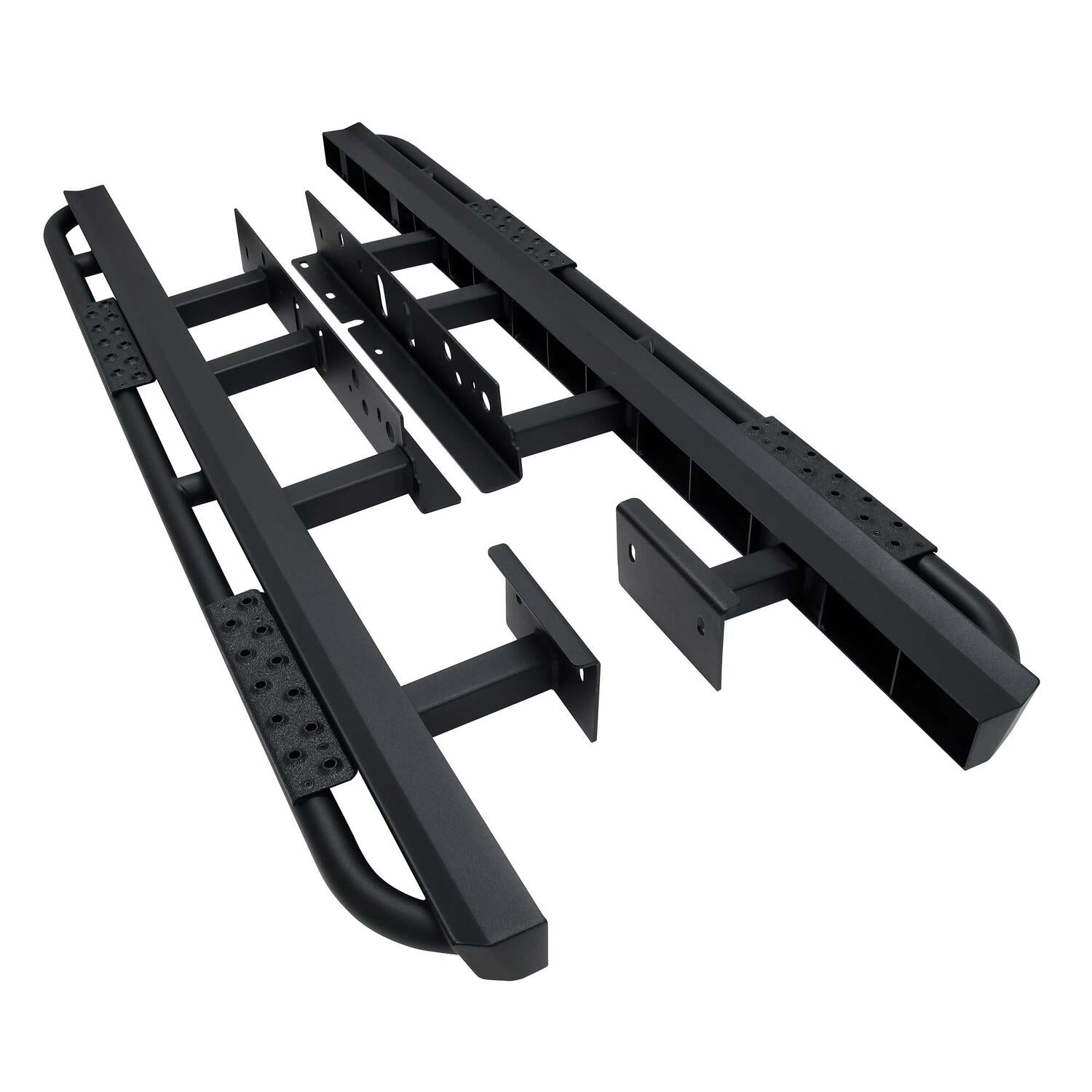 Toyota Tacoma Crew Cab 2005-2023, Westin XTS Rock Slider, Textured Black, view 3